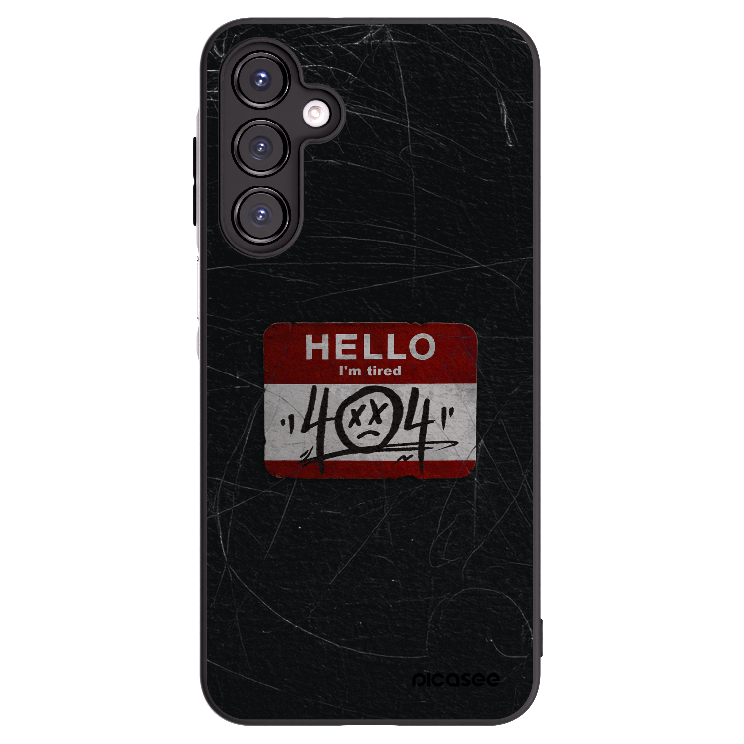 Picasee silikónový čierny obal pre Samsung Galaxy A16 5G - HELLO 404