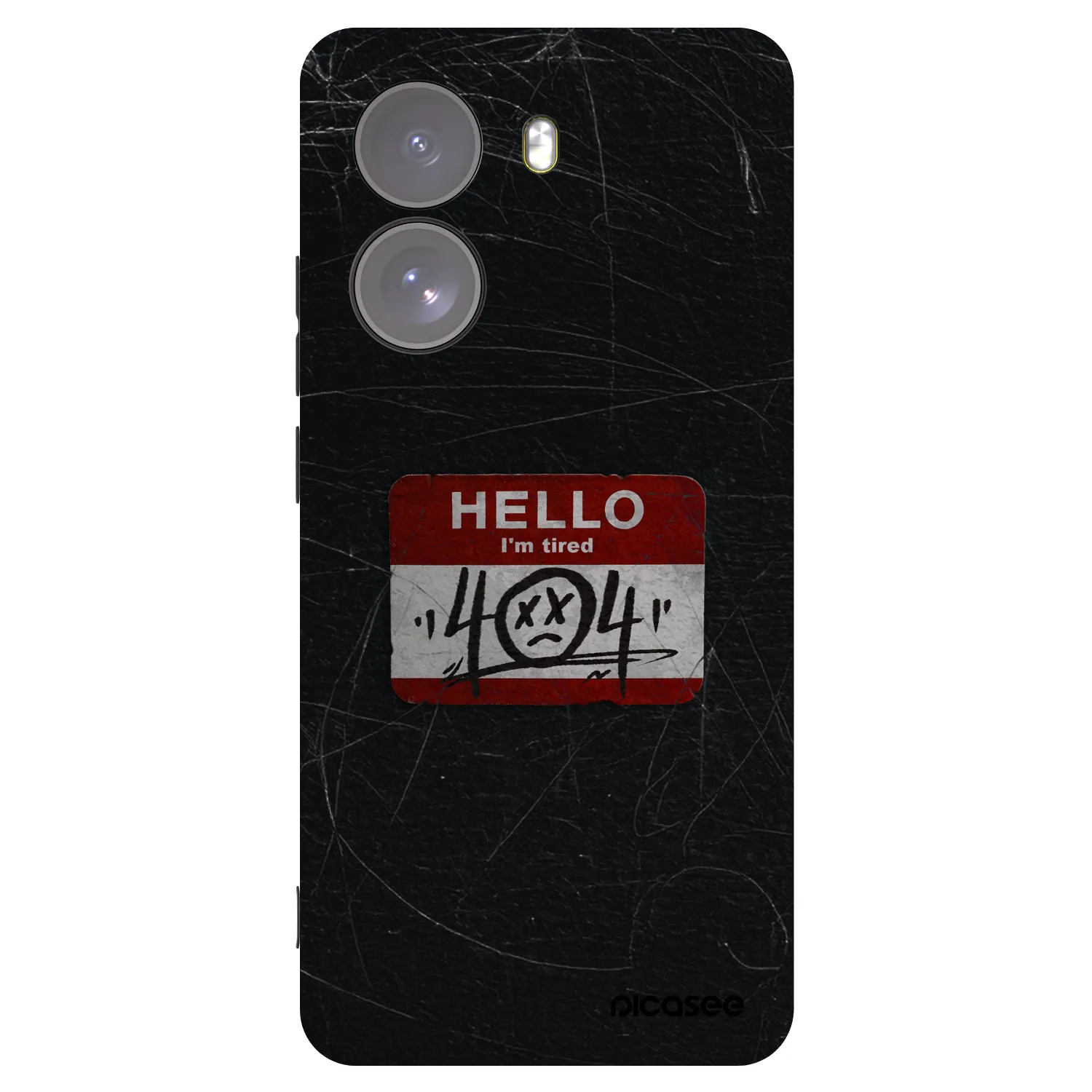 Picasee silikónový čierny obal pre Xiaomi Poco X7 - HELLO 404