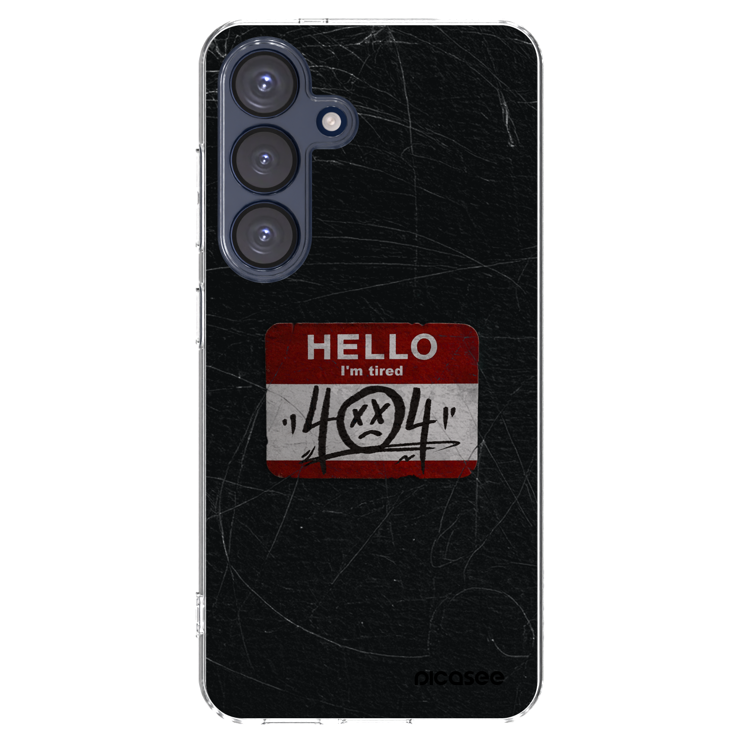 Picasee silikónový prehľadný obal pre Samsung Galaxy S25 5G - HELLO 404