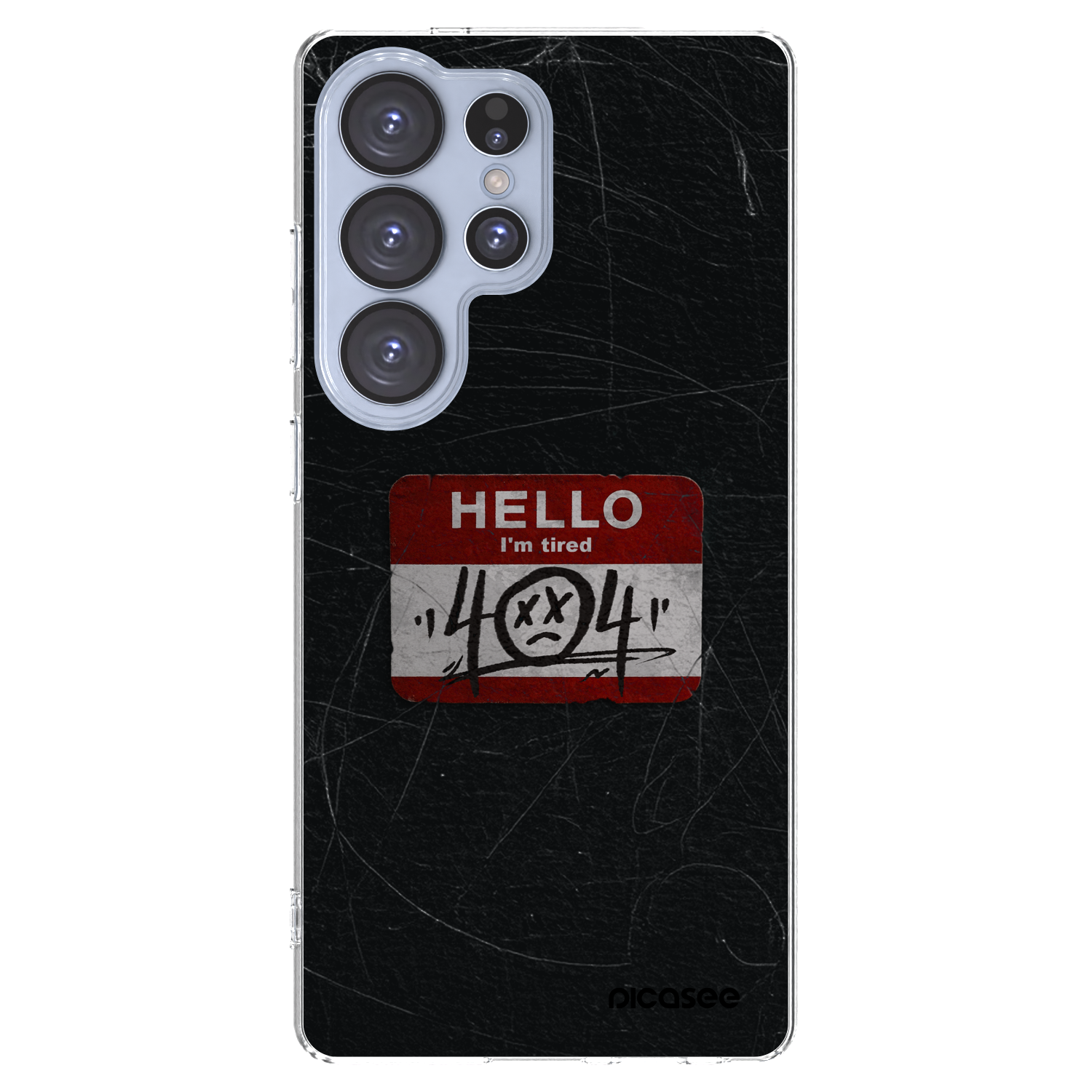 Picasee silikónový prehľadný obal pre Samsung Galaxy S25 Ultra 5G - HELLO 404