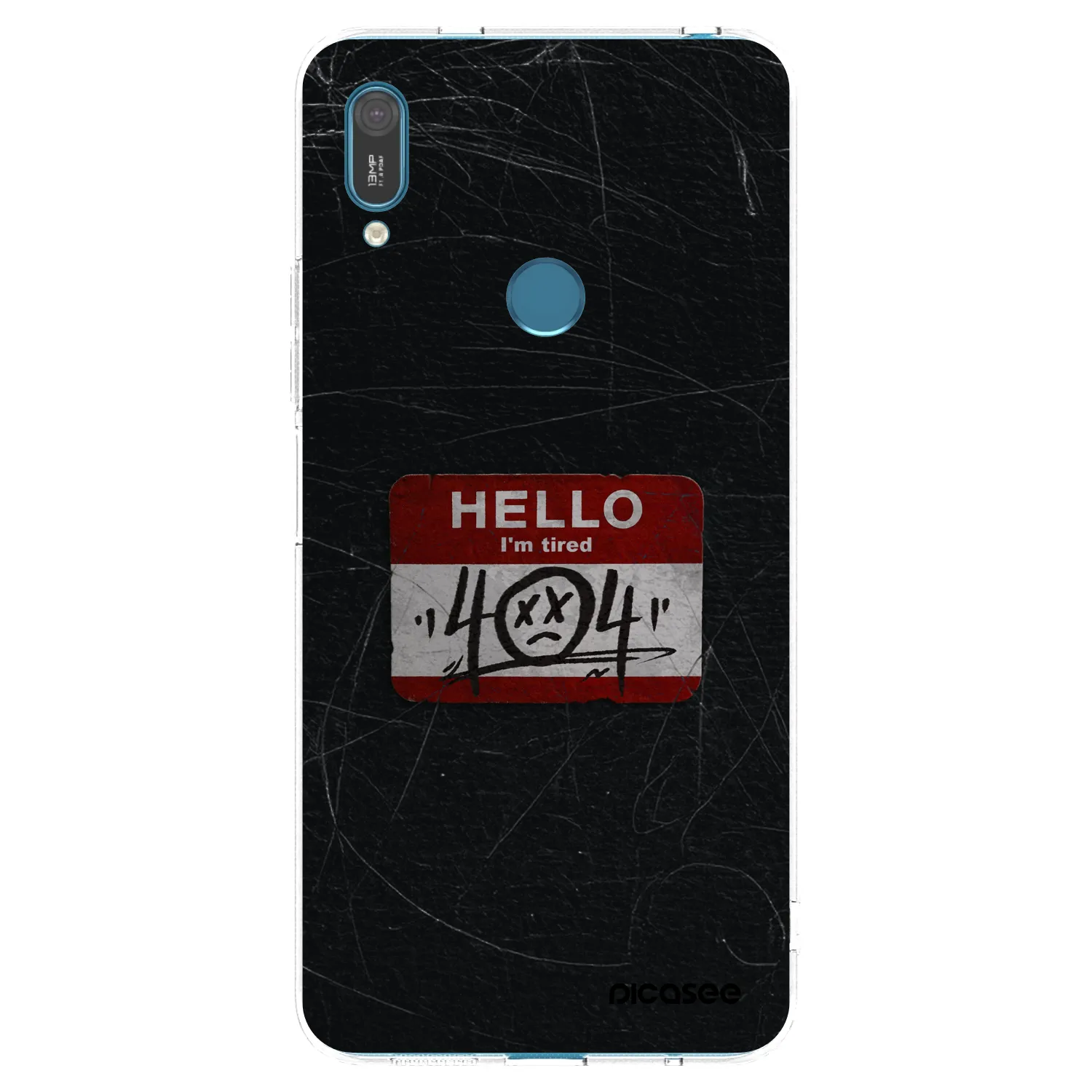 Picasee silikónový prehľadný obal pre Huawei Y7 2019 - HELLO 404