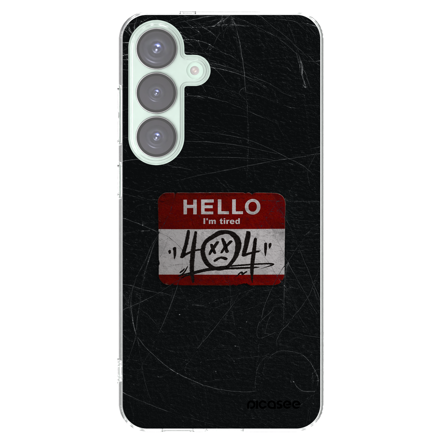 Picasee silikónový prehľadný obal pre Samsung Galaxy S25+ 5G - HELLO 404