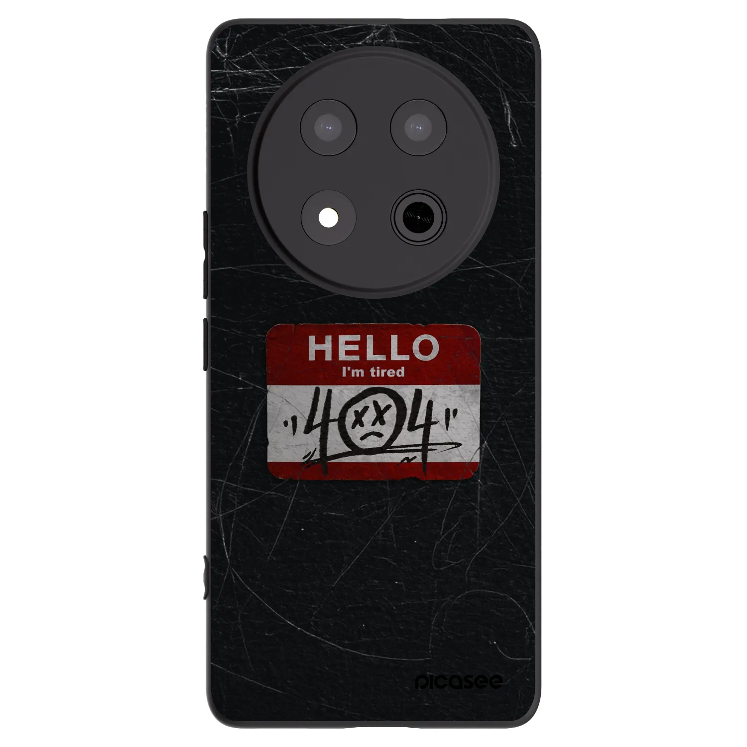 Picasee silikónový čierny obal pre Honor Magic7 Lite 5G - HELLO 404