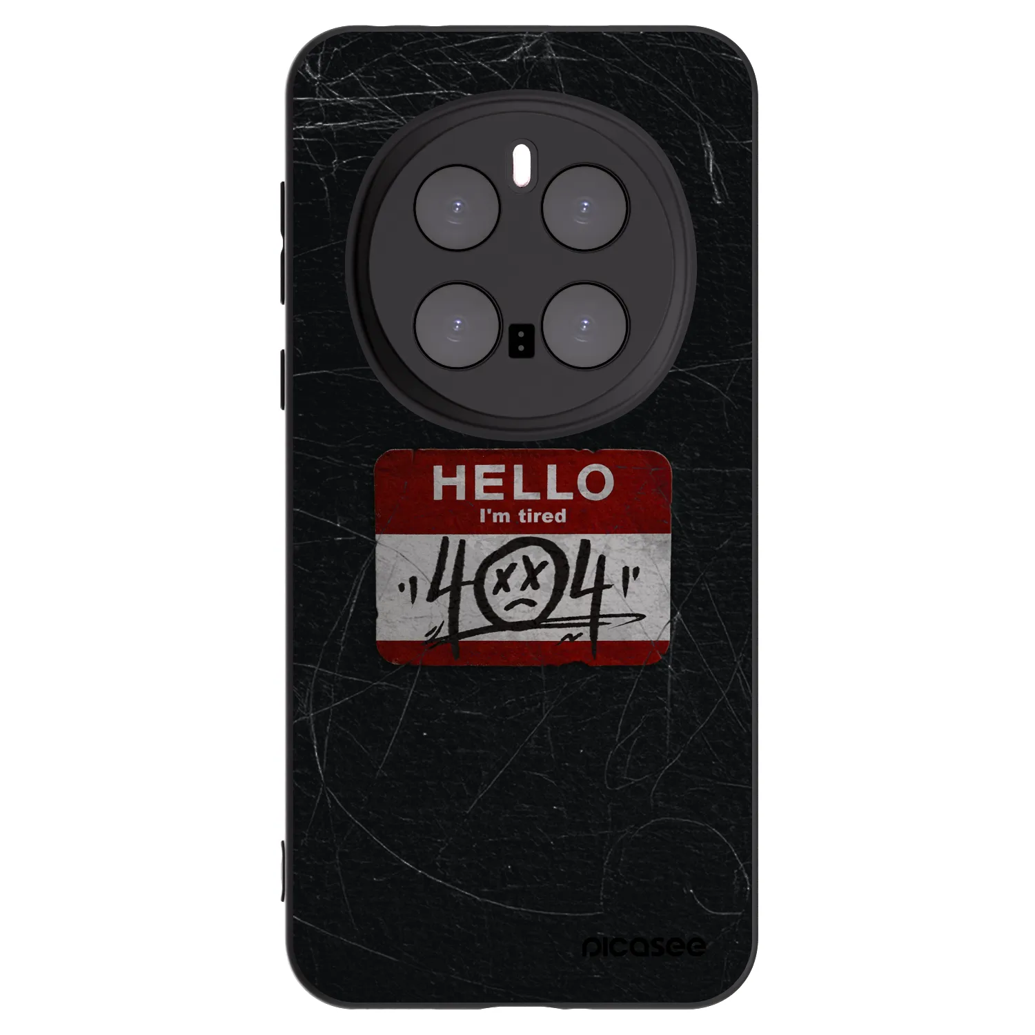 Picasee silikónový čierny obal pre Honor Magic7 Pro 5G - HELLO 404