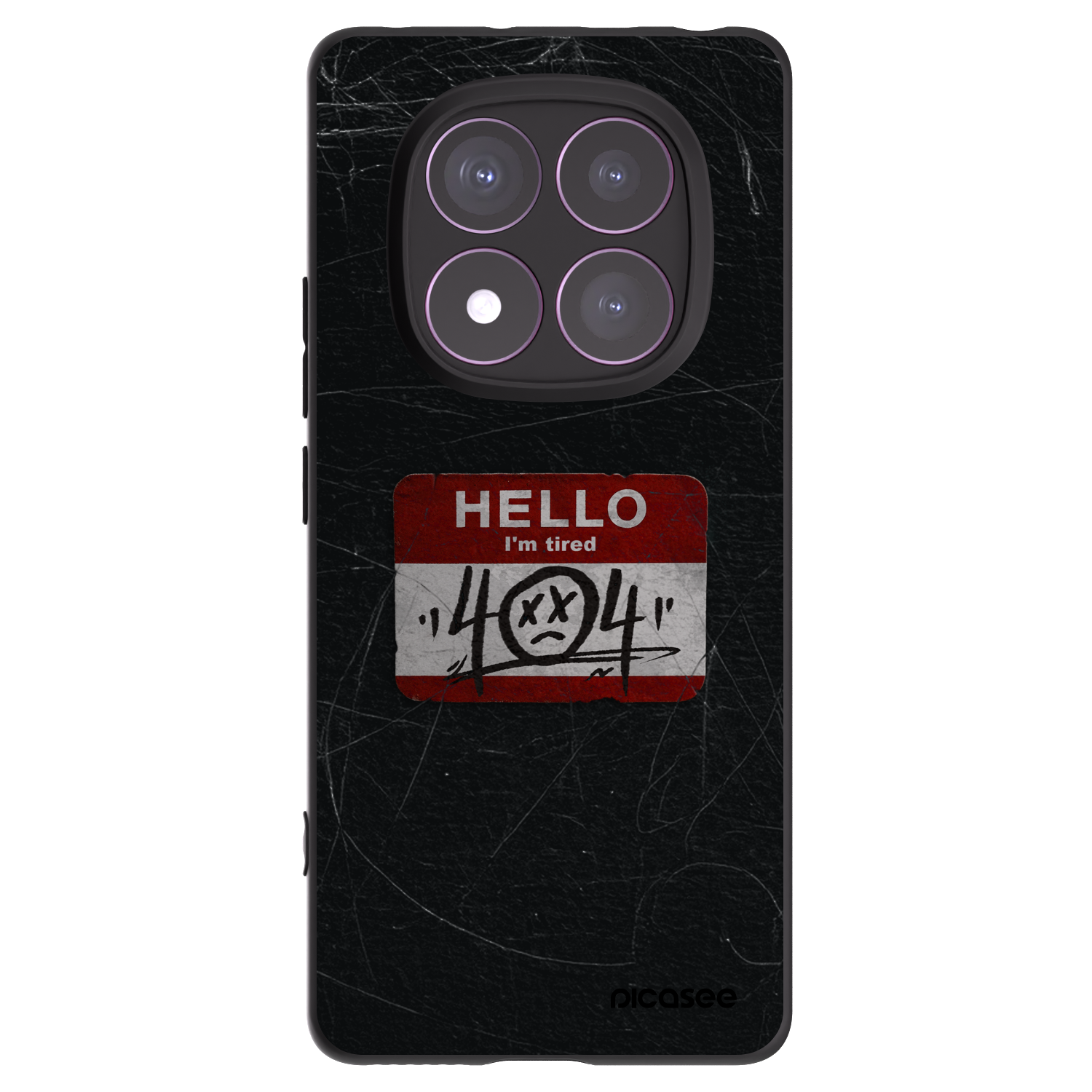 Silikónový čierny obal pre Xiaomi Redmi Note 14 Pro 4G - HELLO 404