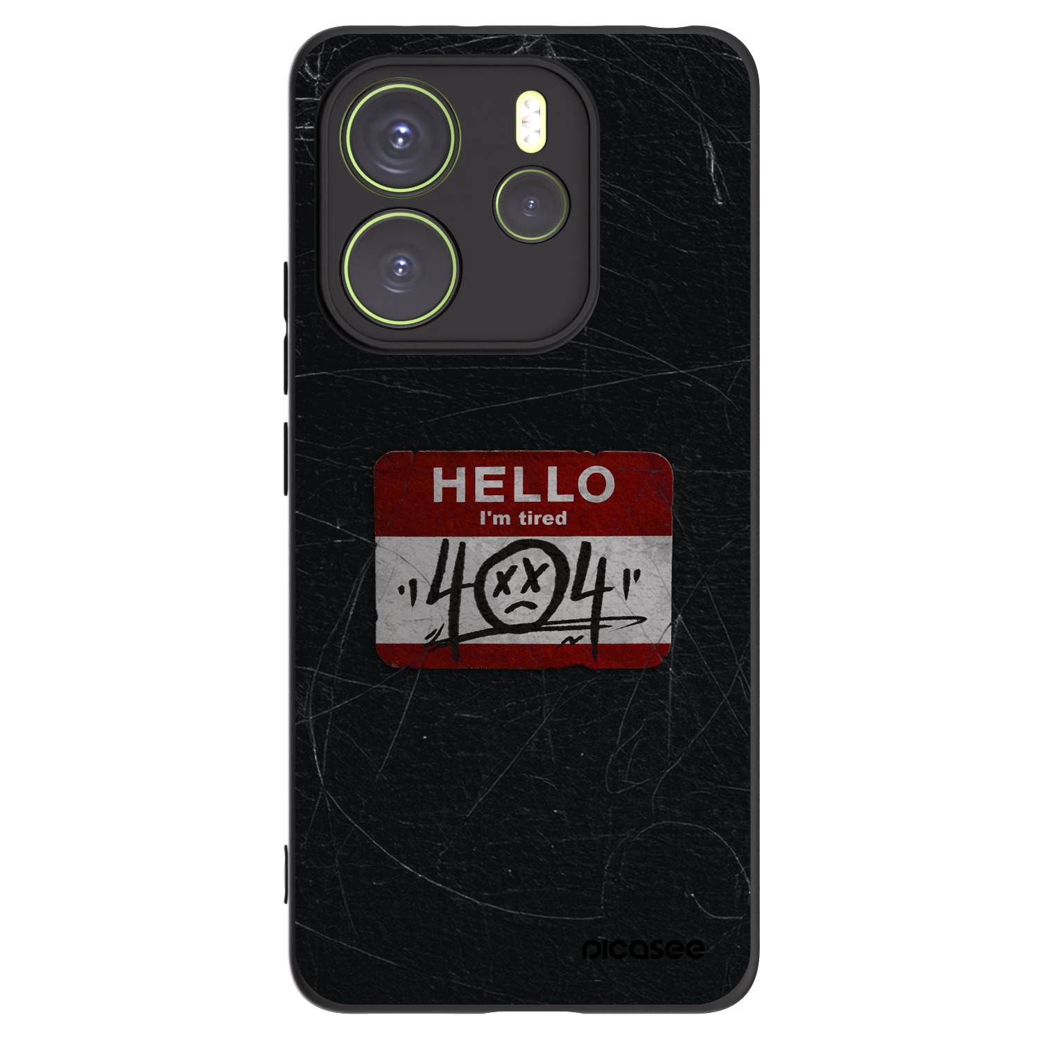Silikónový čierny obal pre Xiaomi Redmi Note 14 4G - HELLO 404