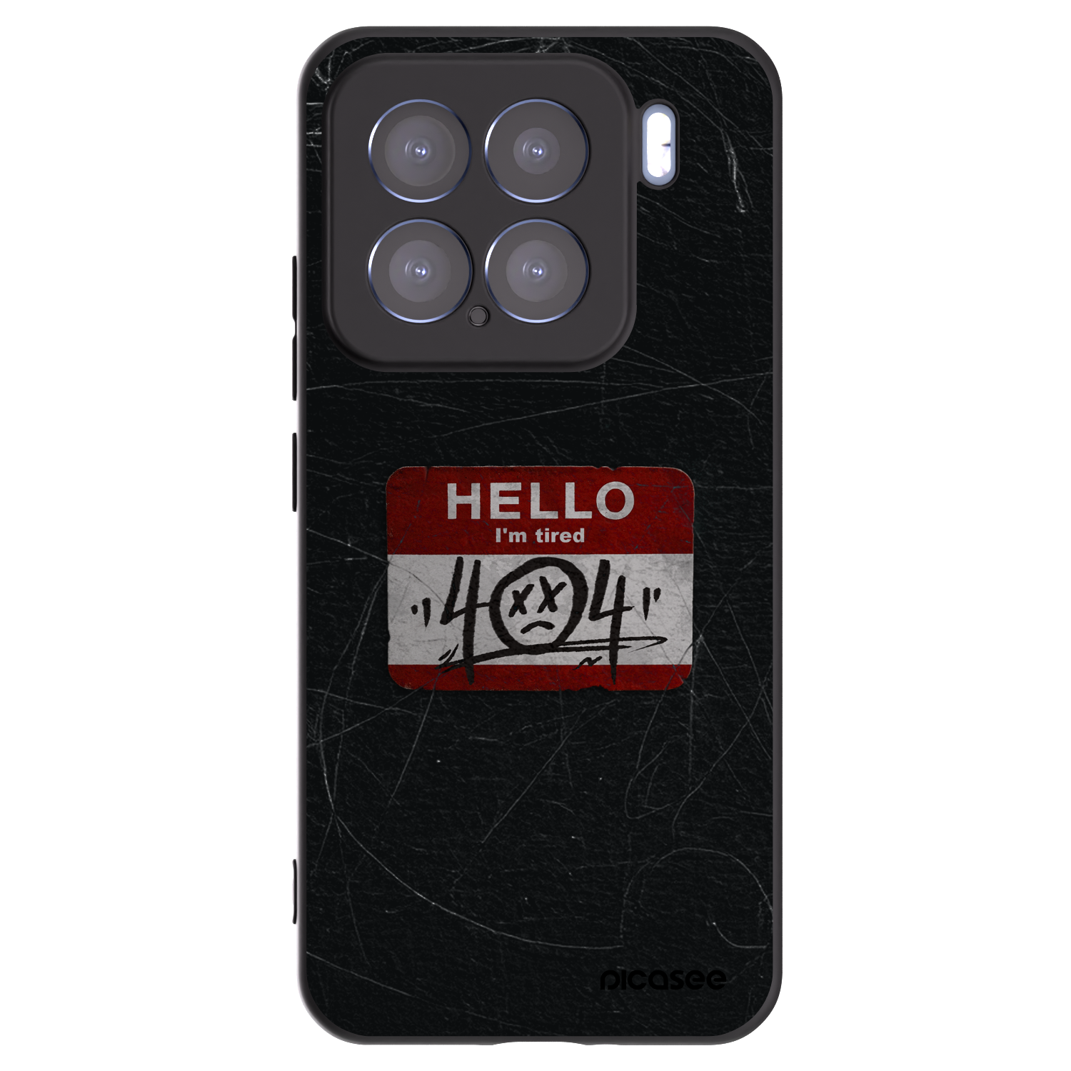 Silikónový čierny obal pre Xiaomi 15 - HELLO 404