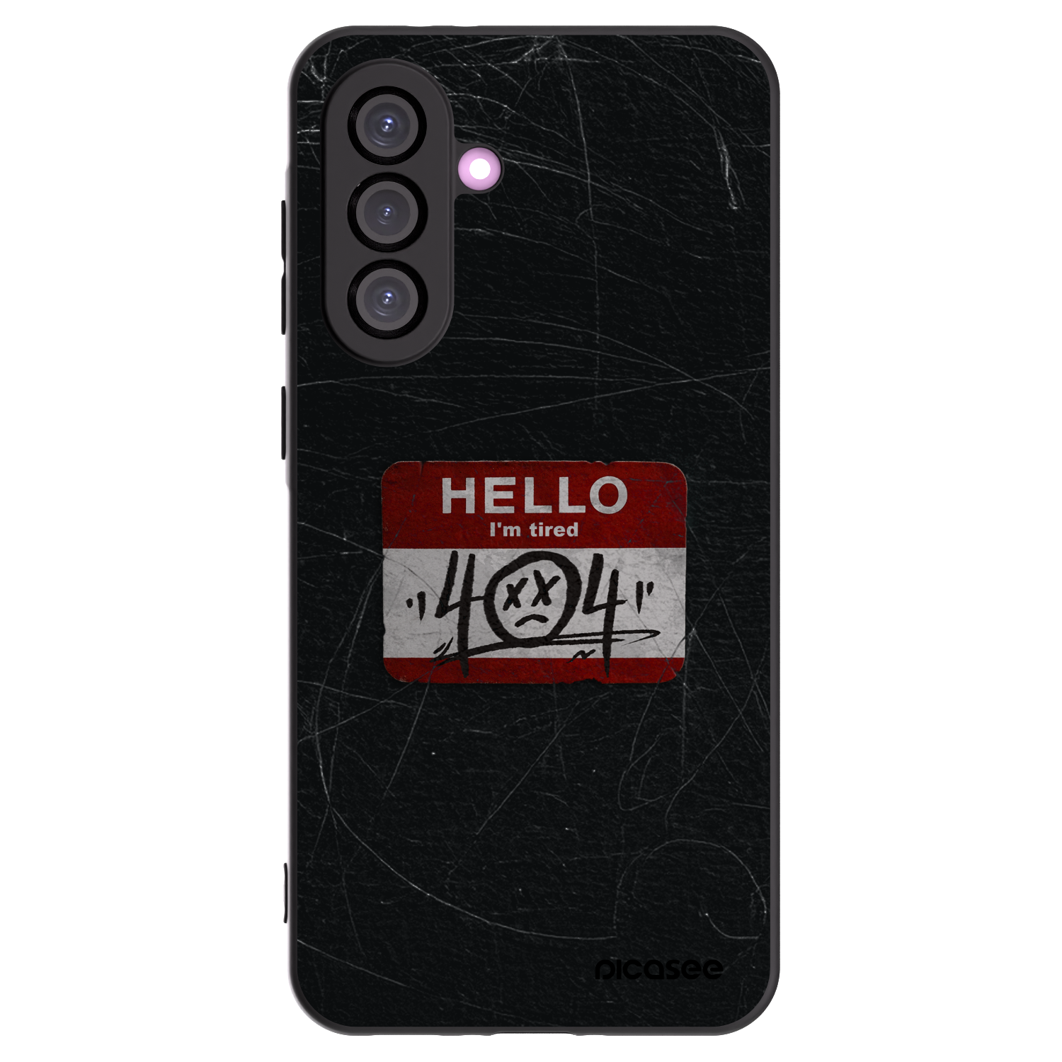 Picasee silikónový čierny obal pre Samsung Galaxy A36 5G - HELLO 404