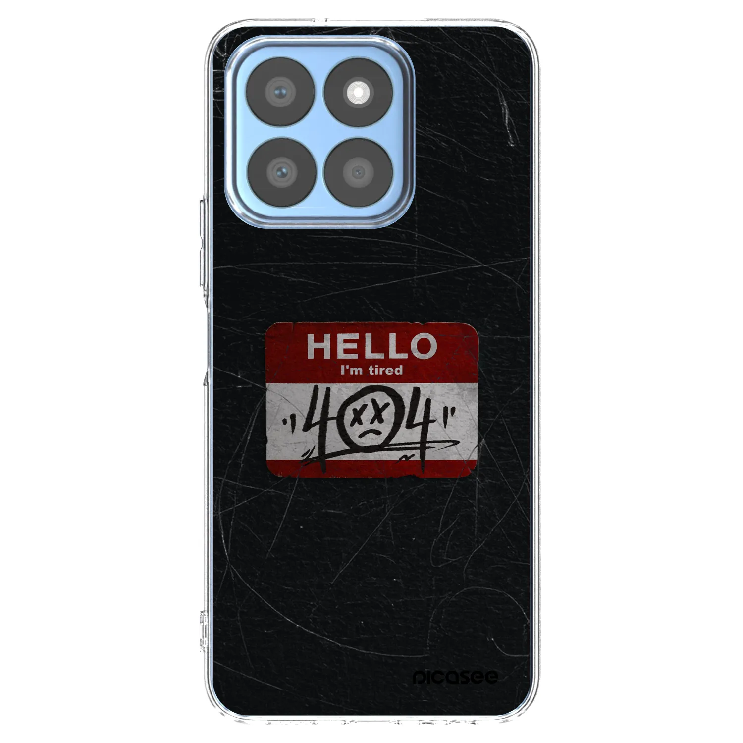 Picasee silikónový prehľadný obal pre Honor X8c - HELLO 404