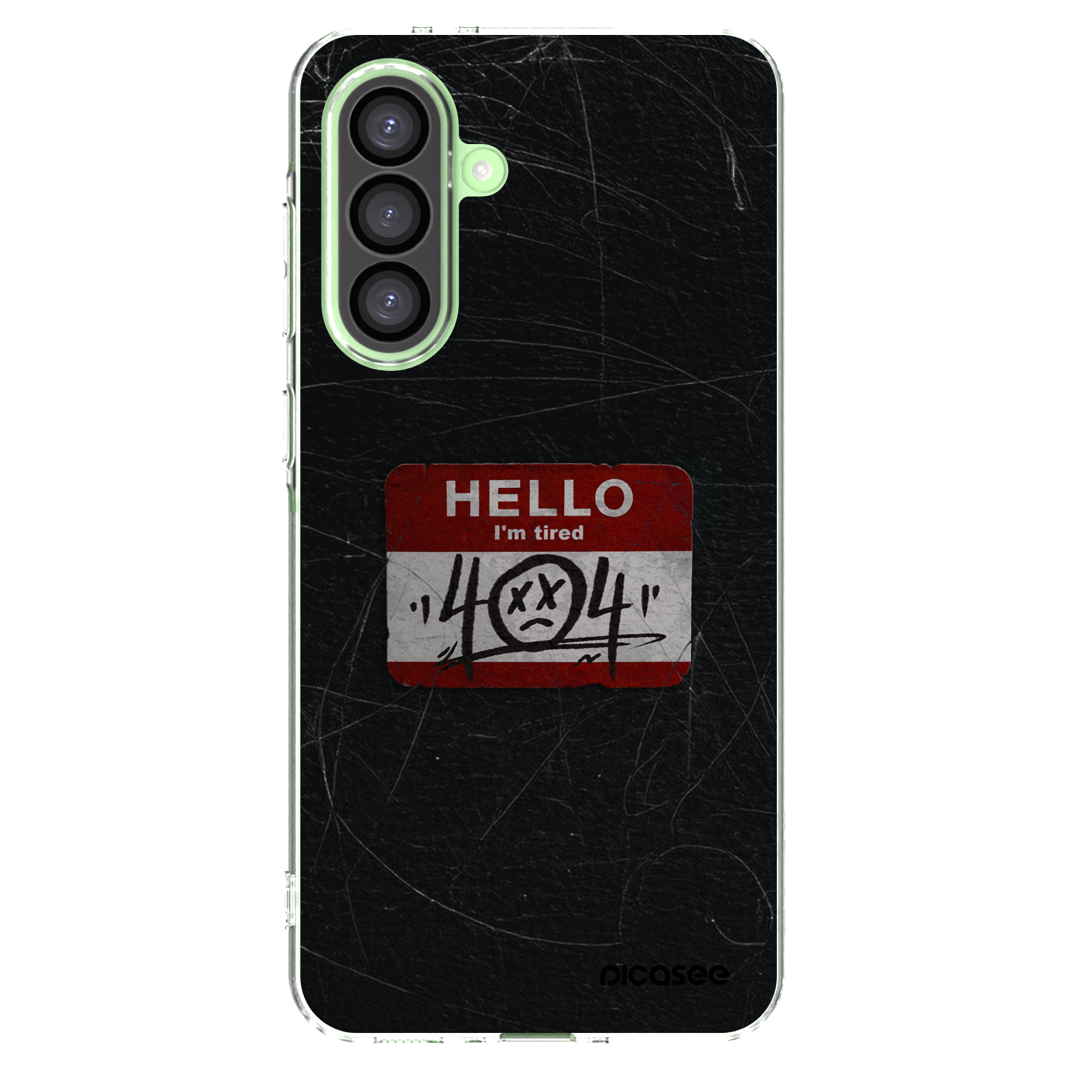 Picasee silikónový prehľadný obal pre Samsung Galaxy A26 5G A266B - HELLO 404