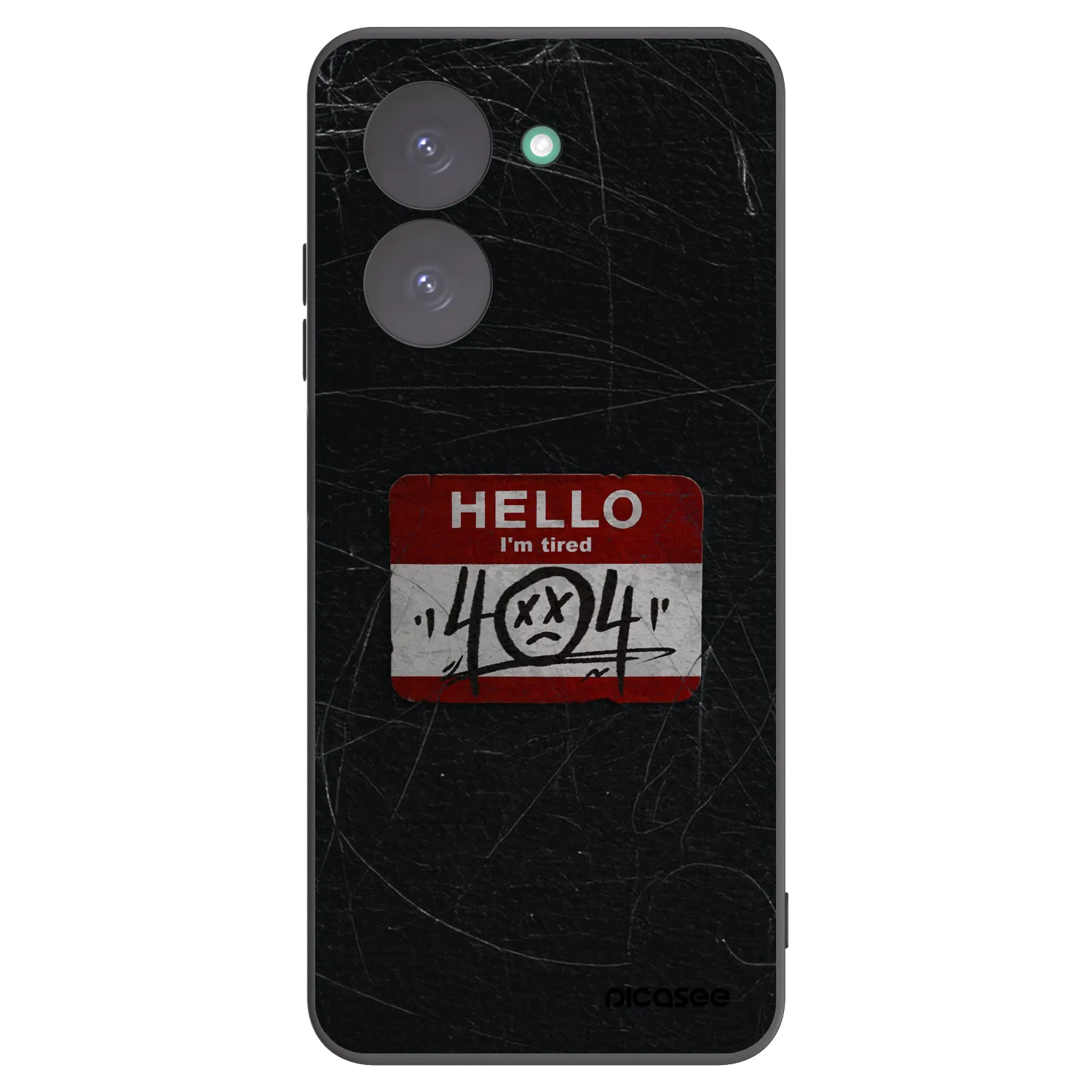 Picasee silikónový čierny obal pre Xiaomi Redmi A5 - HELLO 404