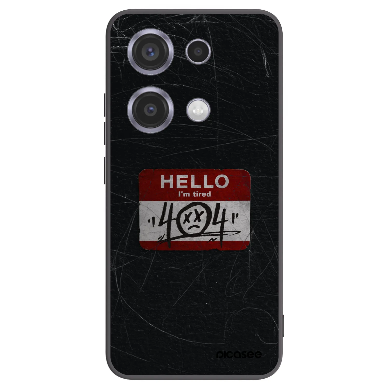 Picasee silikónový čierny obal pre Xiaomi Redmi Note 14S - HELLO 404