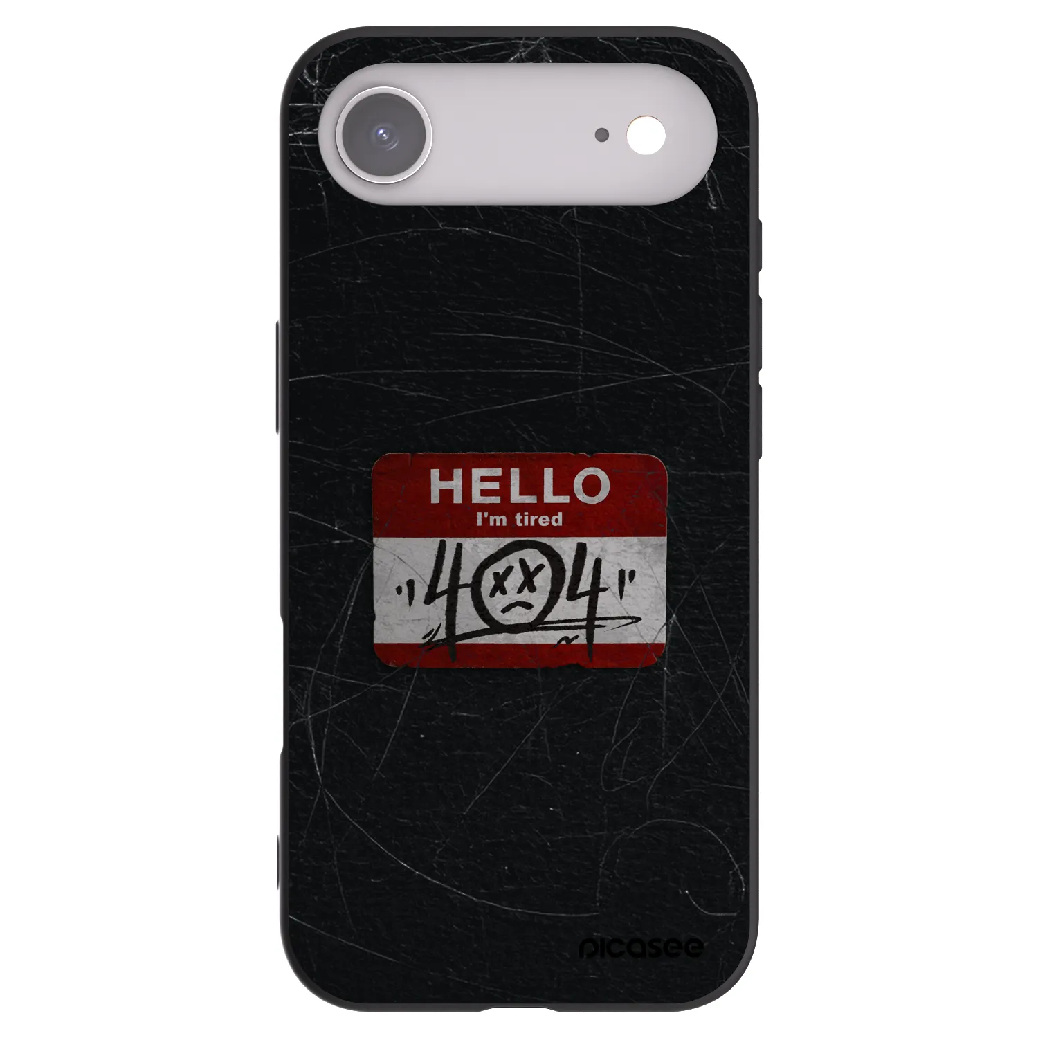 Picasee silikónový čierny obal pre Apple iPhone Air - HELLO 404