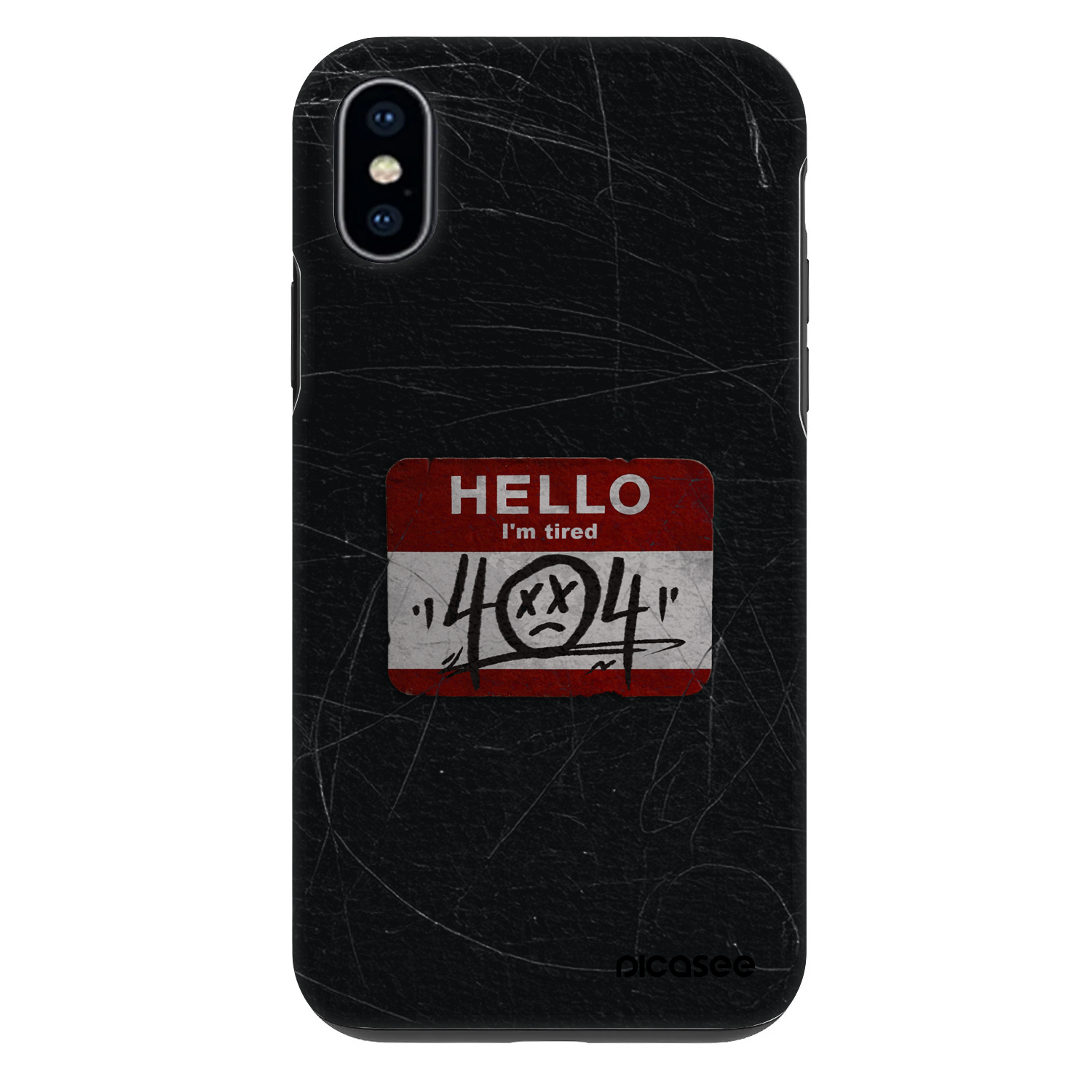 Picasee Fashion Case pre Apple iPhone X/XS - HELLO 404