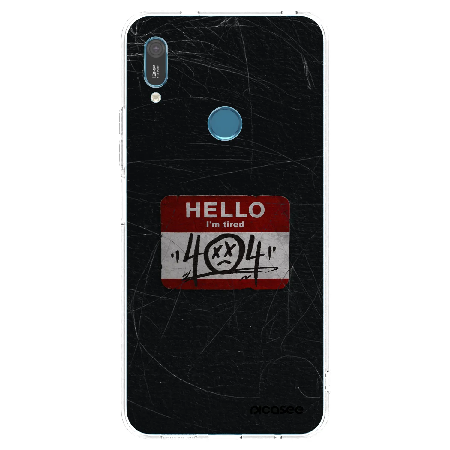 Picasee silikónový prehľadný obal pre Huawei Y6 2019 - HELLO 404