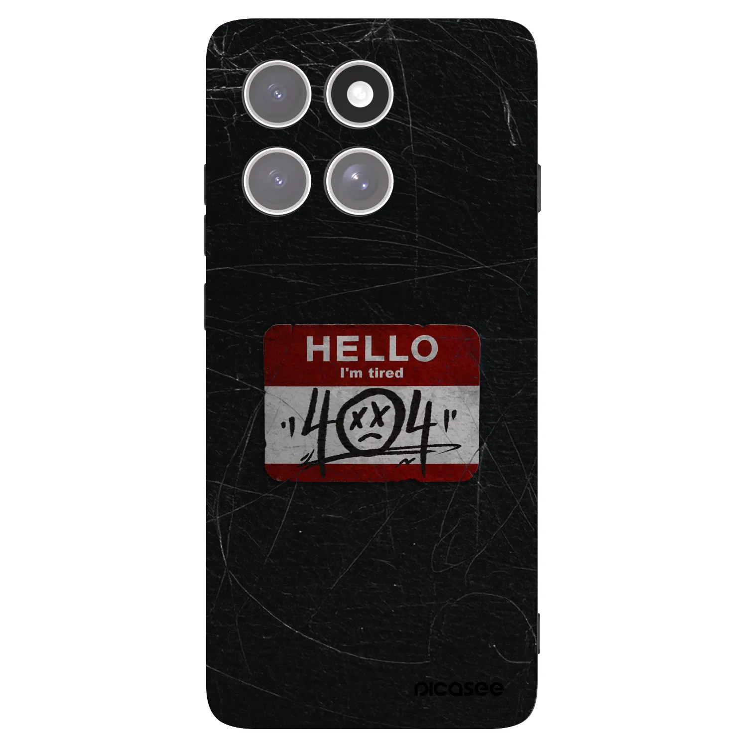 Picasee silikónový čierny obal pre Motorola Edge 60 Pro - HELLO 404