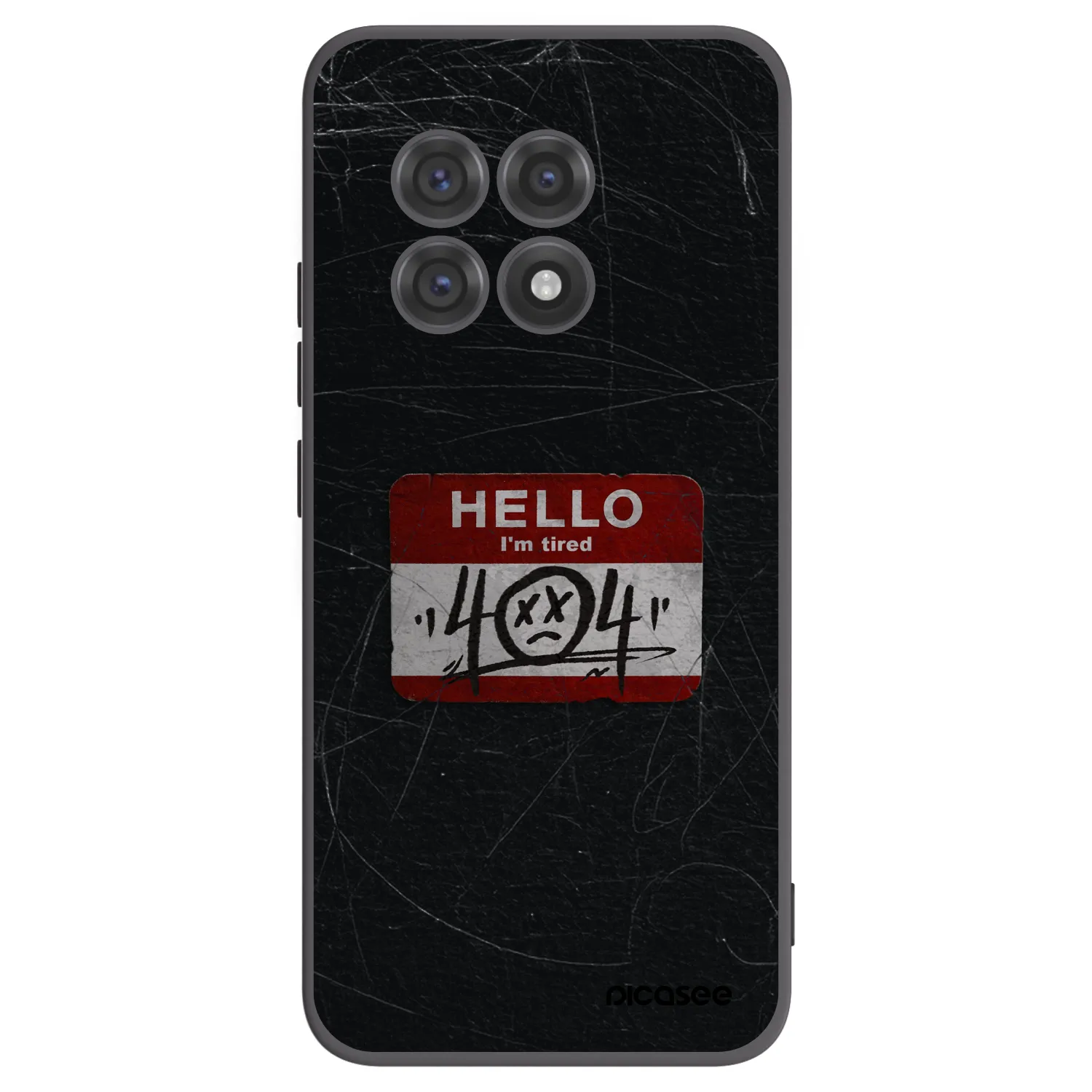 Silikónový čierny obal pre OnePlus 13R 5G - HELLO 404