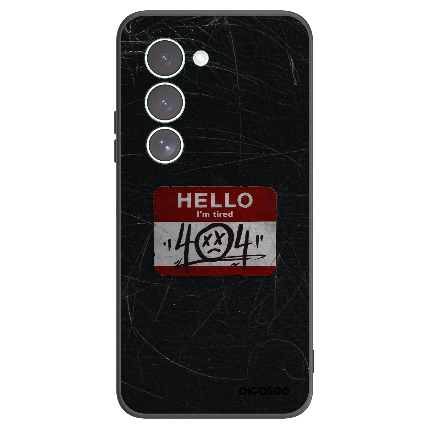 Picasee silikónový čierny obal pre Xiaomi Redmi 15 5G - HELLO 404