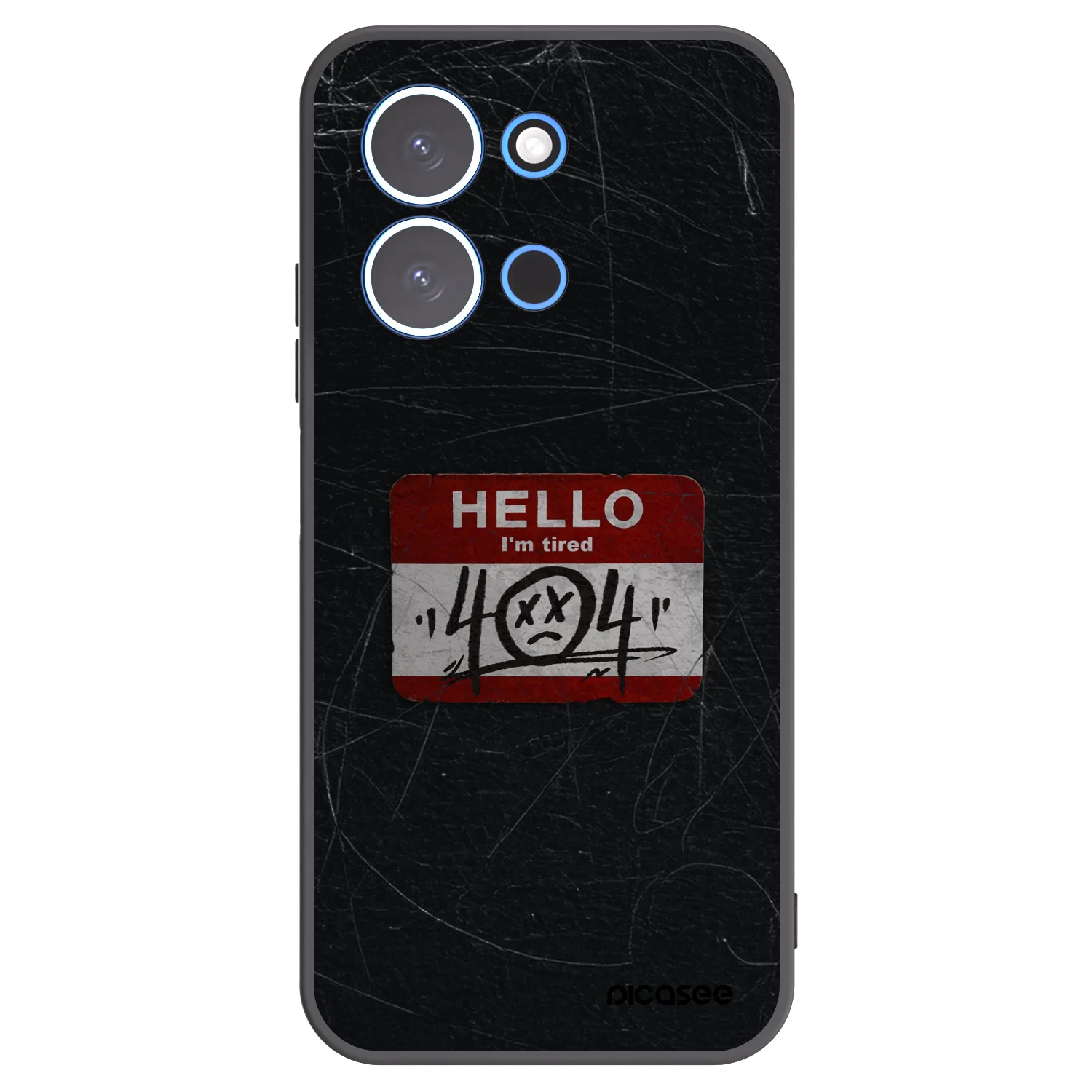 Picasee silikónový čierny obal pre Xiaomi Redmi 15C 4G - HELLO 404