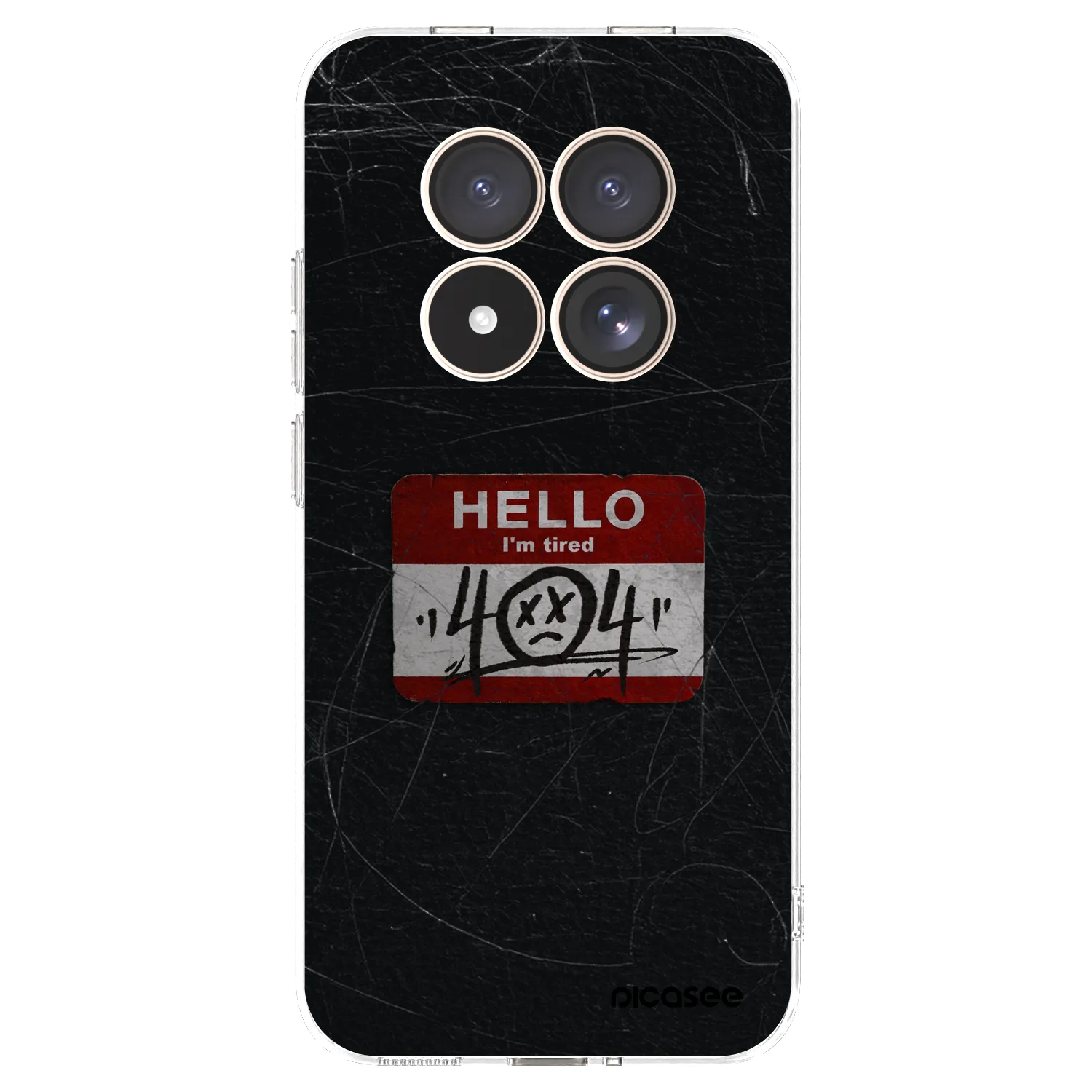 Picasee silikónový prehľadný obal pre Xiaomi Redmi Note 15 Pro 4G - HELLO 404