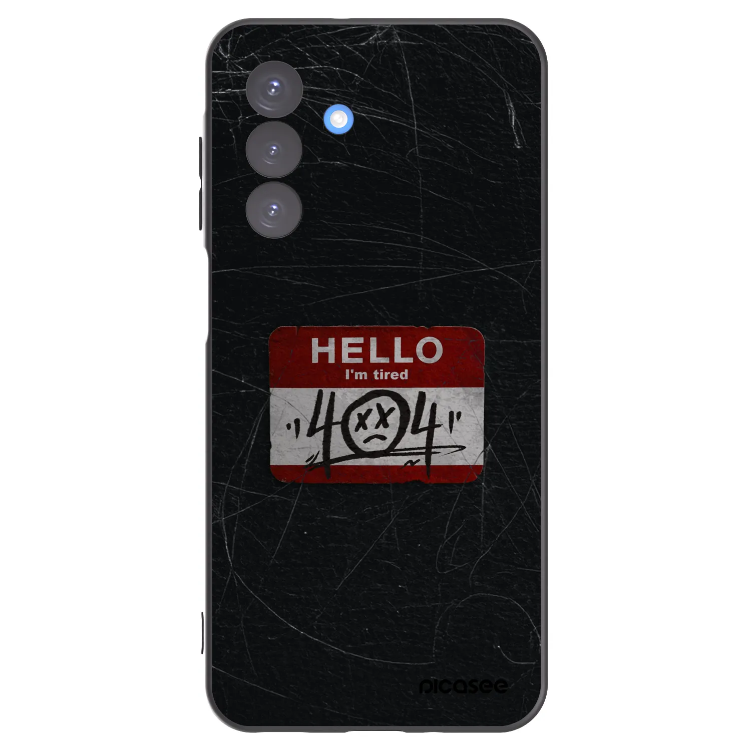 Picasee silikónový čierny obal pre Samsung Galaxy A17 5G - HELLO 404
