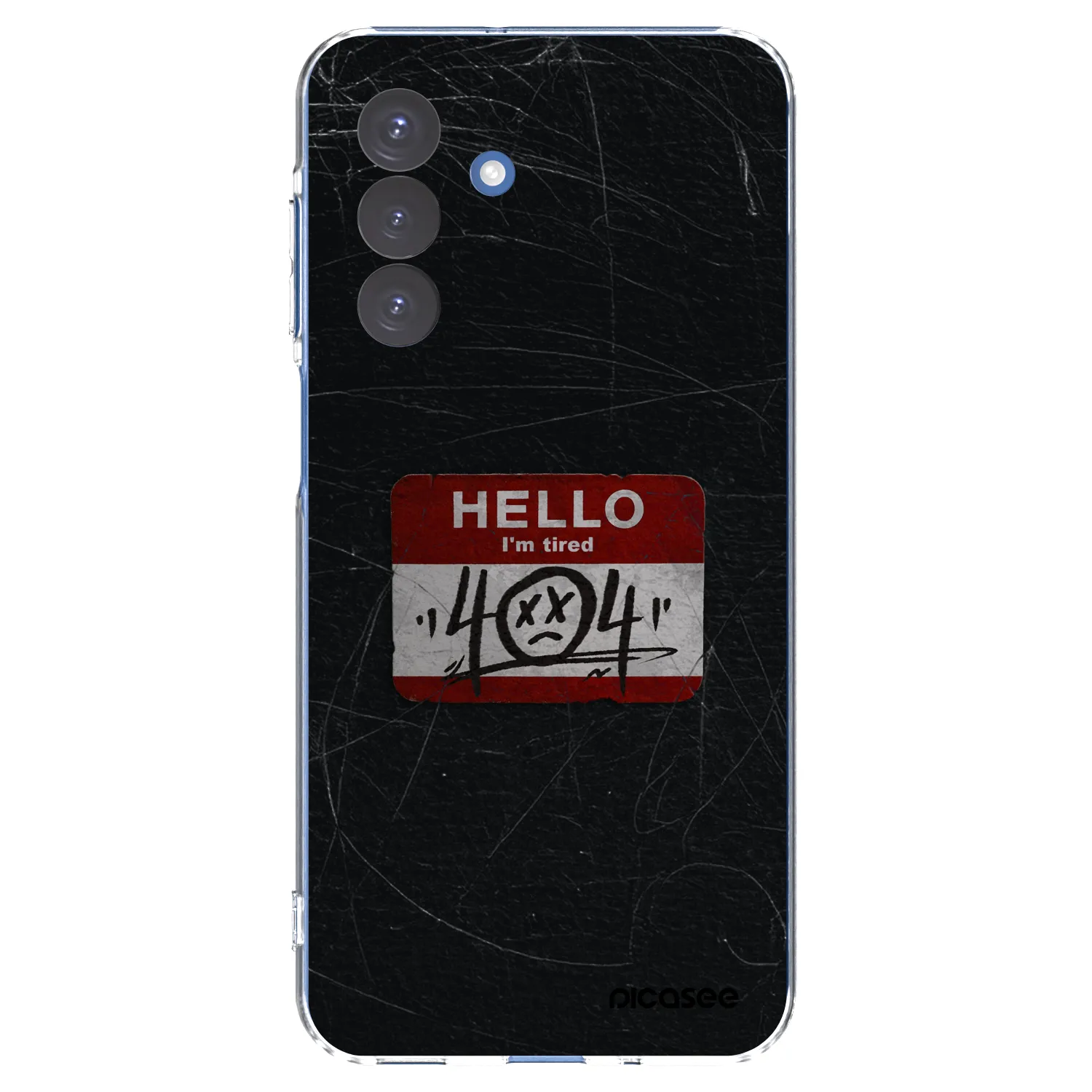 Picasee silikónový prehľadný obal pre Samsung Galaxy A17 5G - HELLO 404