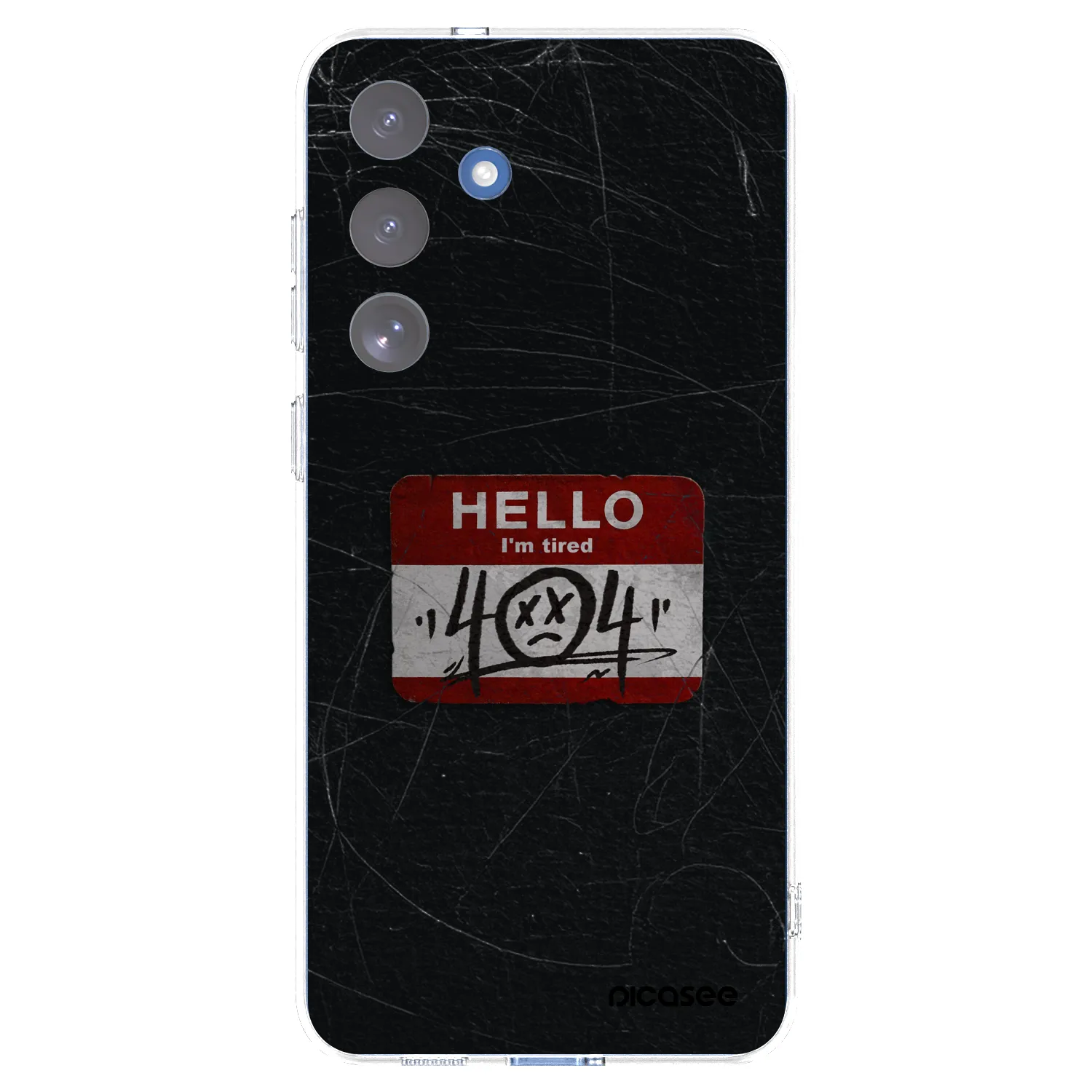 Picasee silikónový prehľadný obal pre Samsung Galaxy S25 FE 5G - HELLO 404