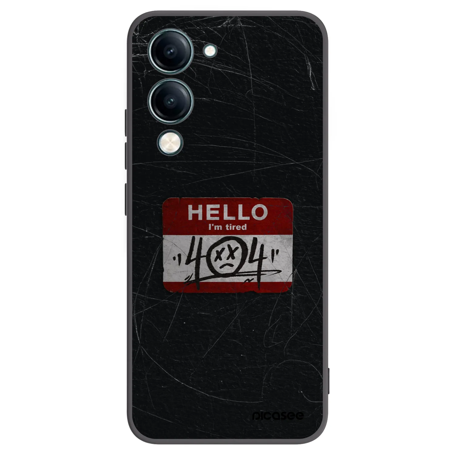 Picasee silikónový čierny obal pre Vivo Y29s 5G - HELLO 404