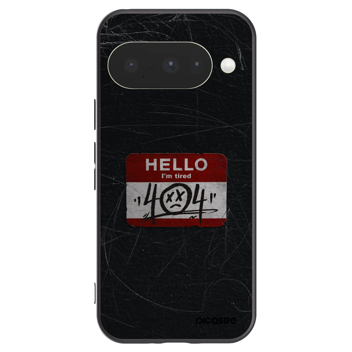 Picasee silikónový čierny obal pre Google Pixel 10 - HELLO 404