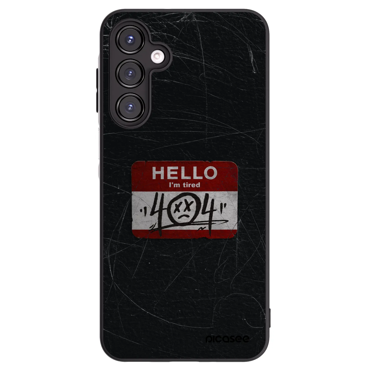 Picasee silikónový čierny obal pre Samsung Galaxy A16 4G - HELLO 404