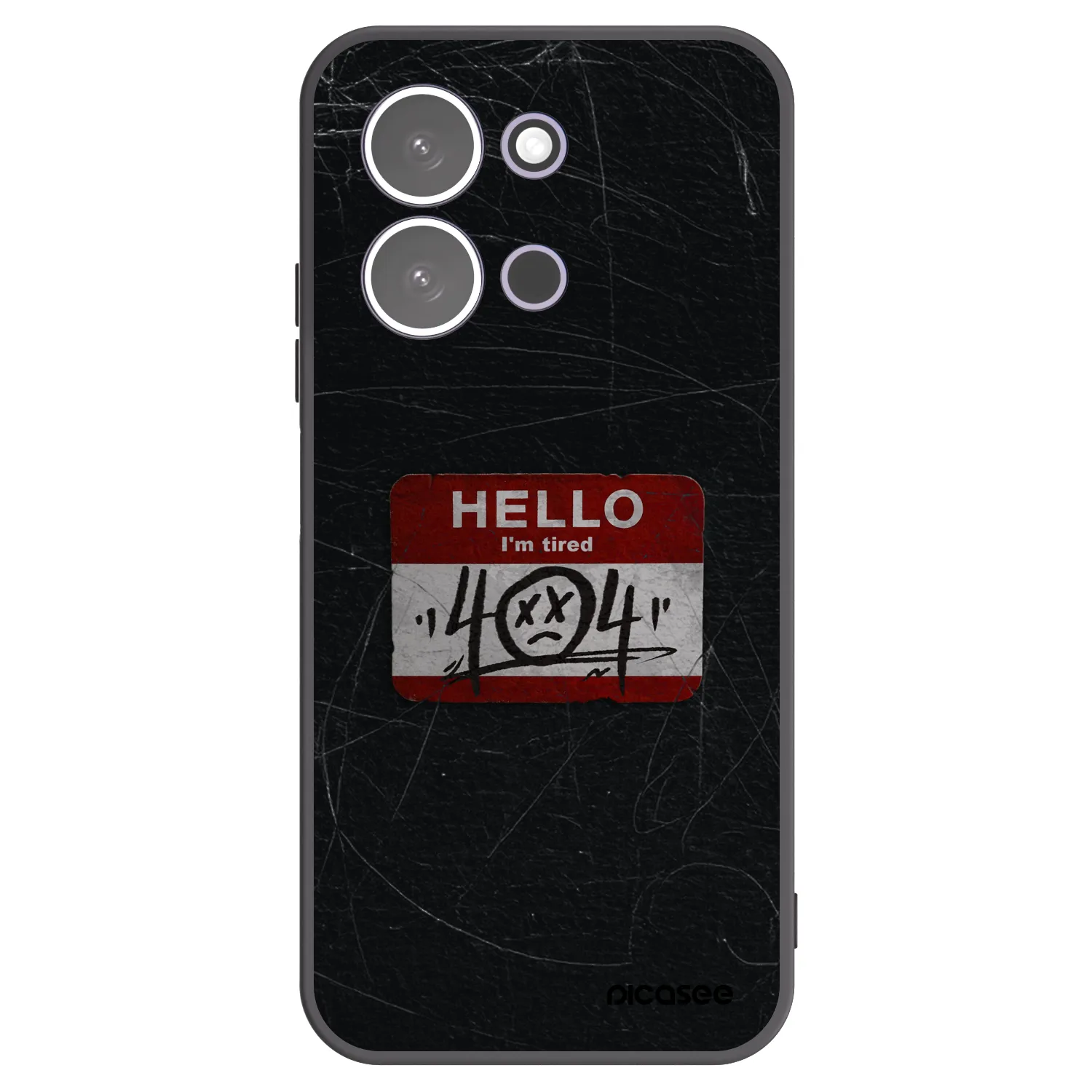 Picasee silikónový čierny obal pre Xiaomi Redmi 15C 5G - HELLO 404