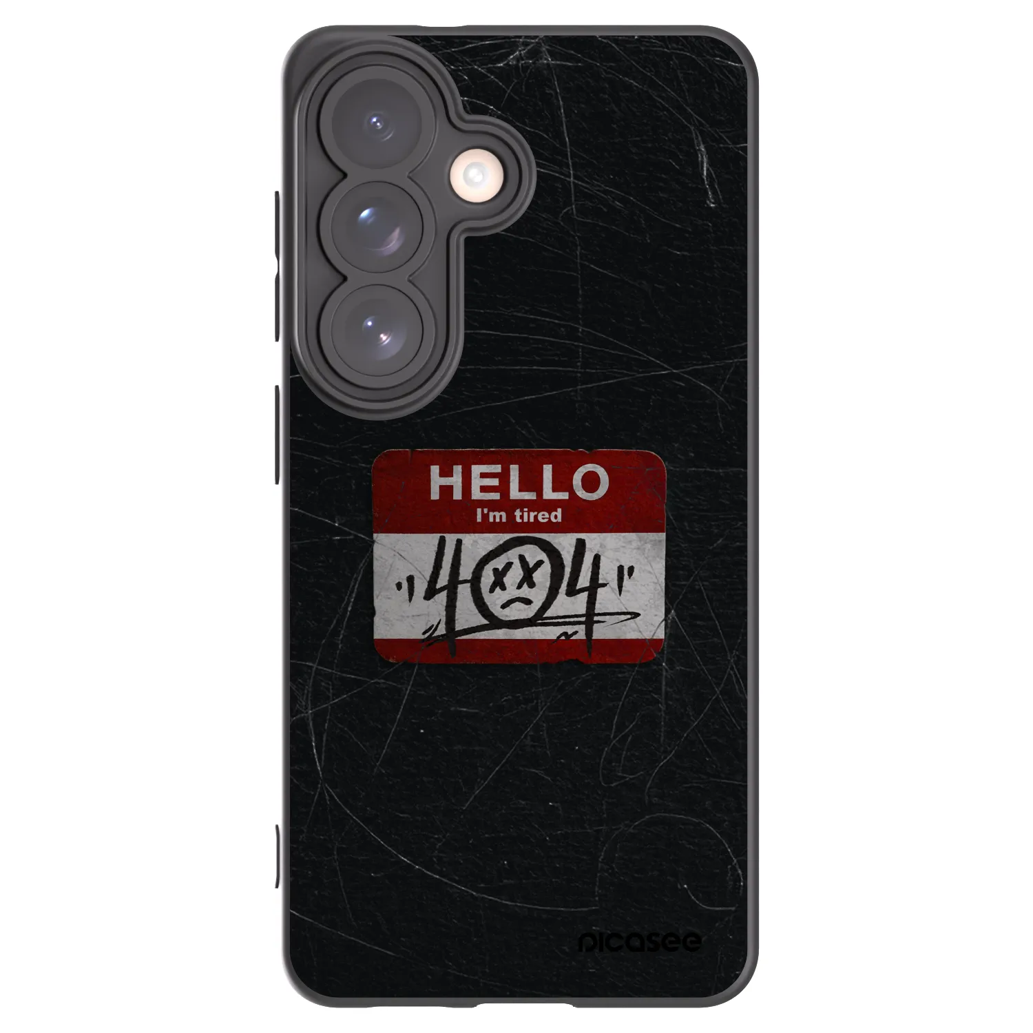 Picasee silikónový čierny obal pre Samsung Galaxy S26 - HELLO 404