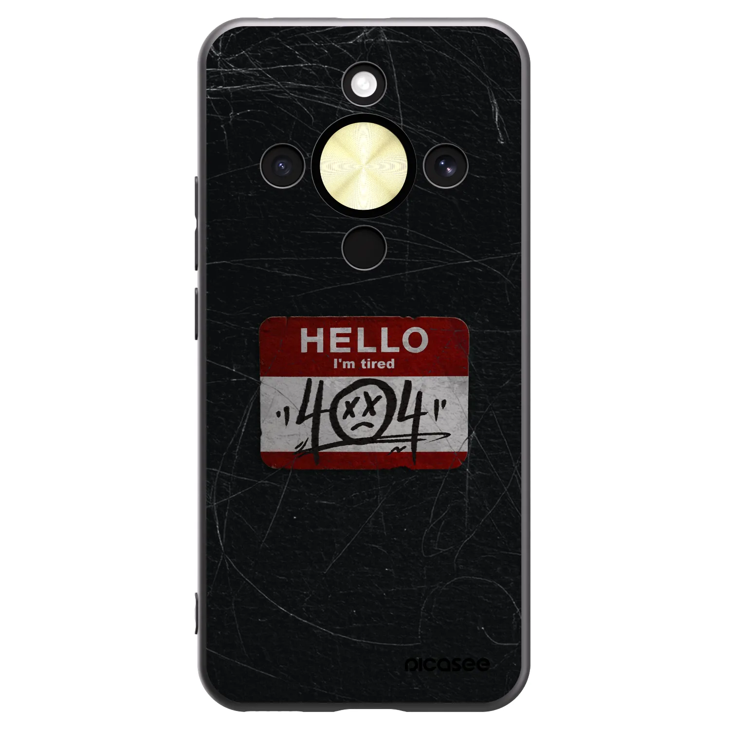 Picasee silikónový čierny obal pre Honor Magic8 Lite 5G - HELLO 404