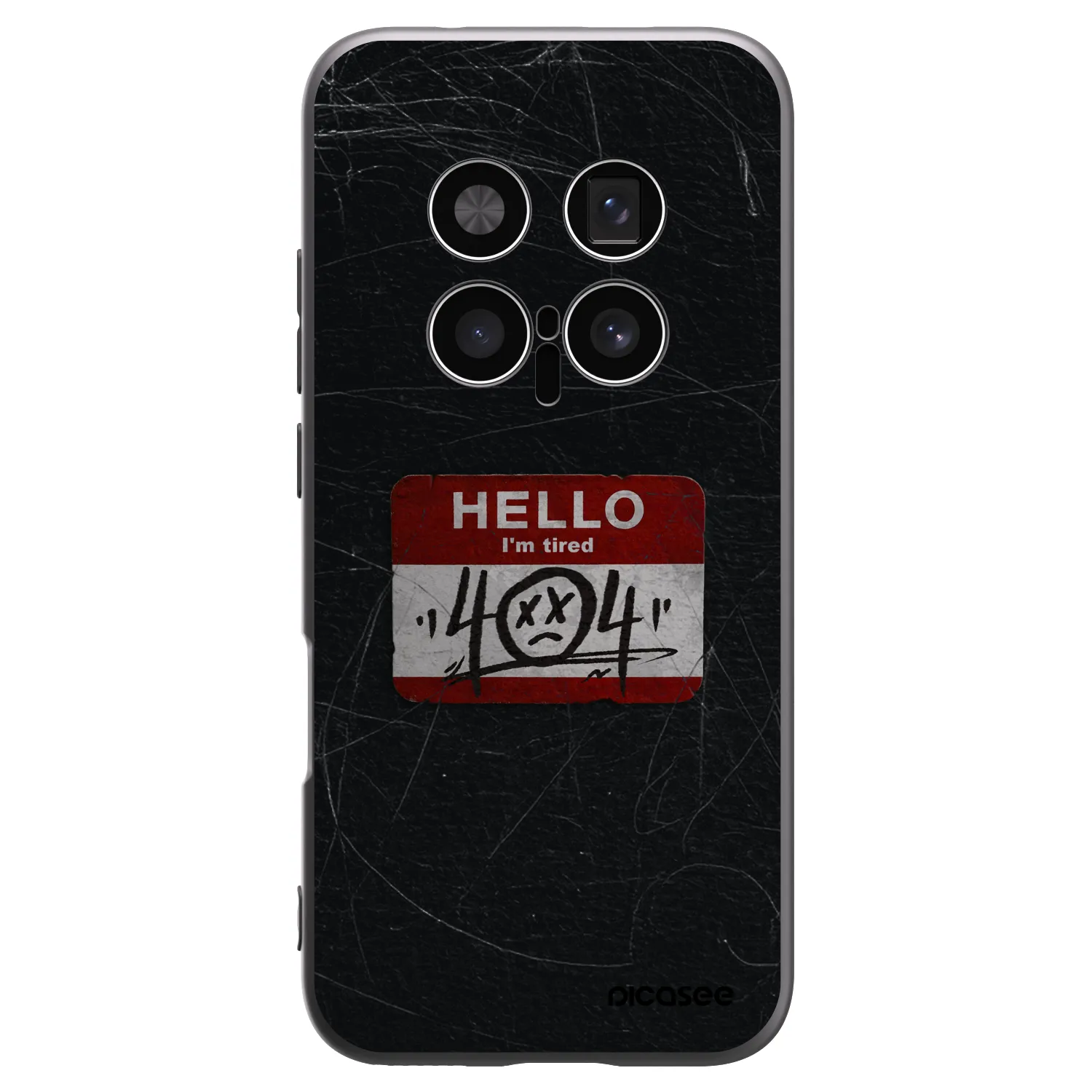 Picasee silikónový čierny obal pre Honor Magic8 Pro 5G - HELLO 404