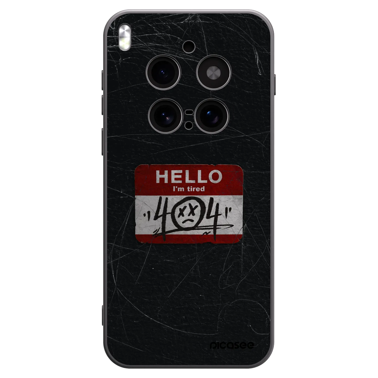 Picasee silikónový čierny obal pre Vivo X300 Pro - HELLO 404