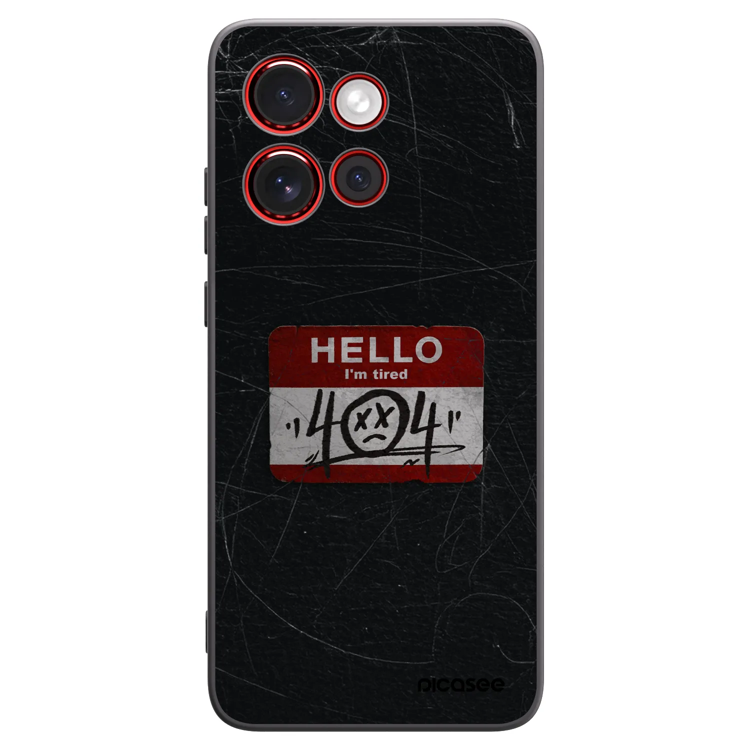 Picasee silikónový čierny obal pre Motorola Edge 60 Neo 5G - HELLO 404