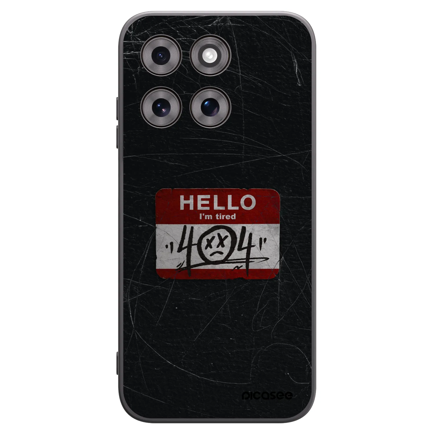 Picasee silikónový čierny obal pre Motorola Moto G77 - HELLO 404