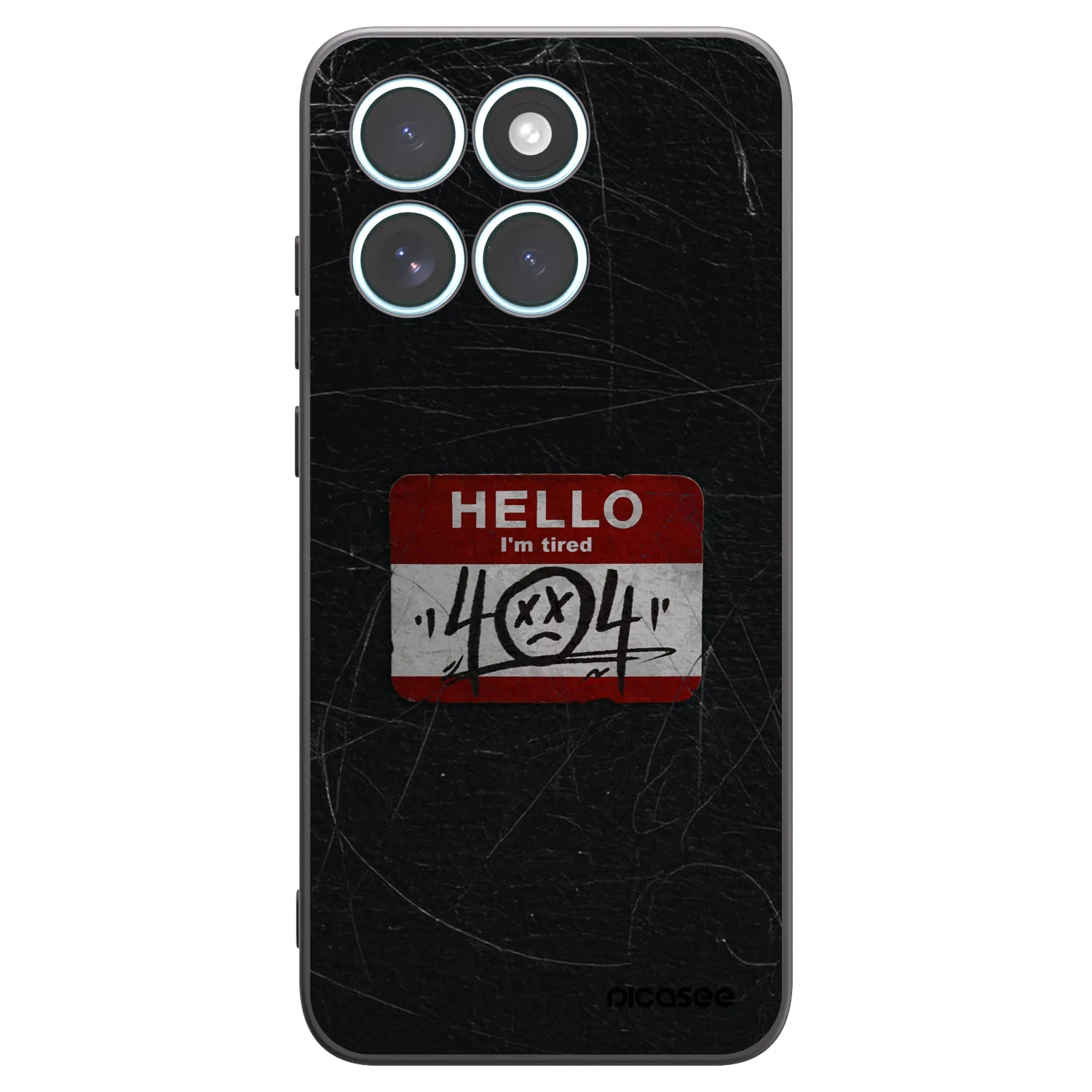 Picasee silikónový čierny obal pre Motorola Edge 70 Fusion - HELLO 404