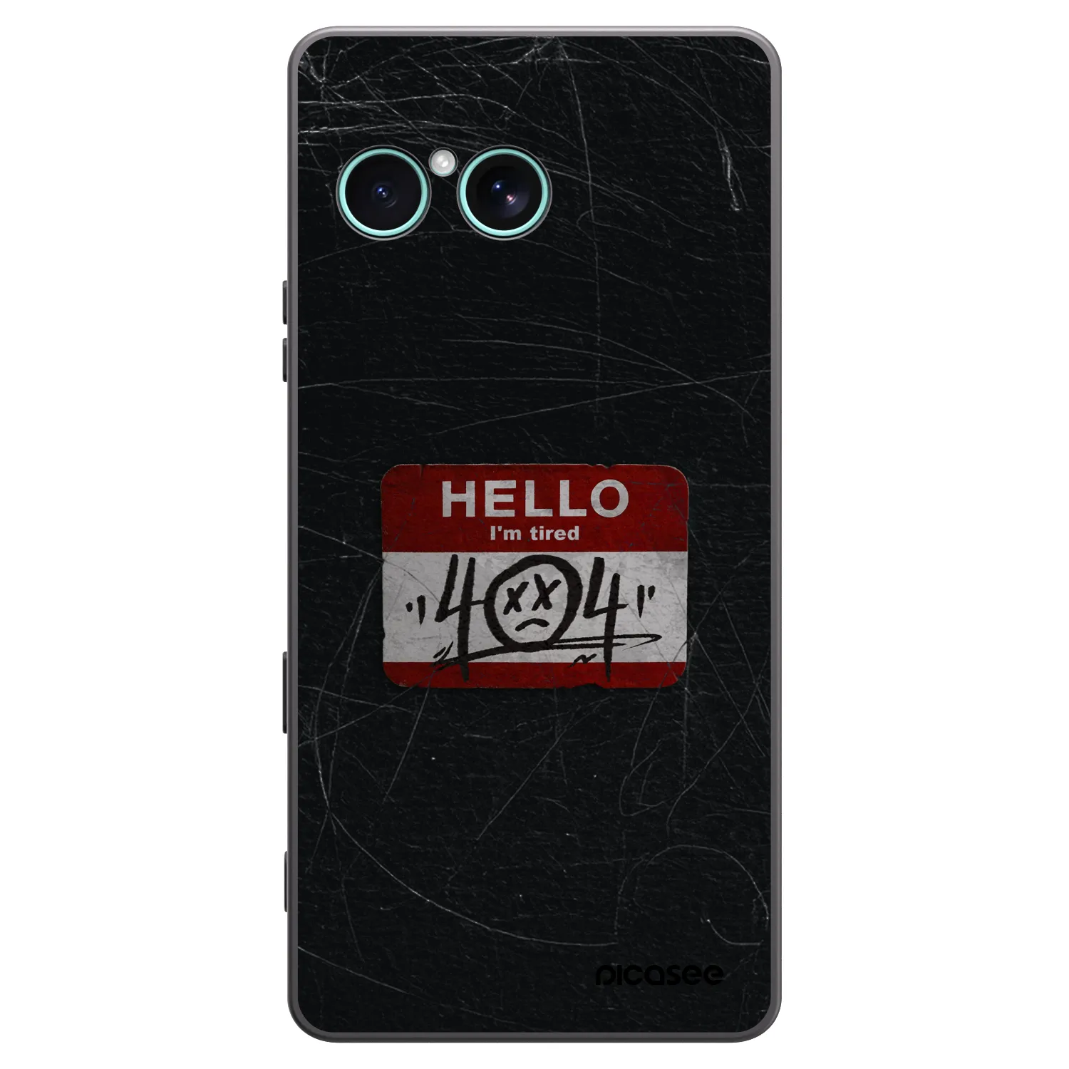 Picasee silikónový čierny obal pre Sony Xperia 10 VII - HELLO 404