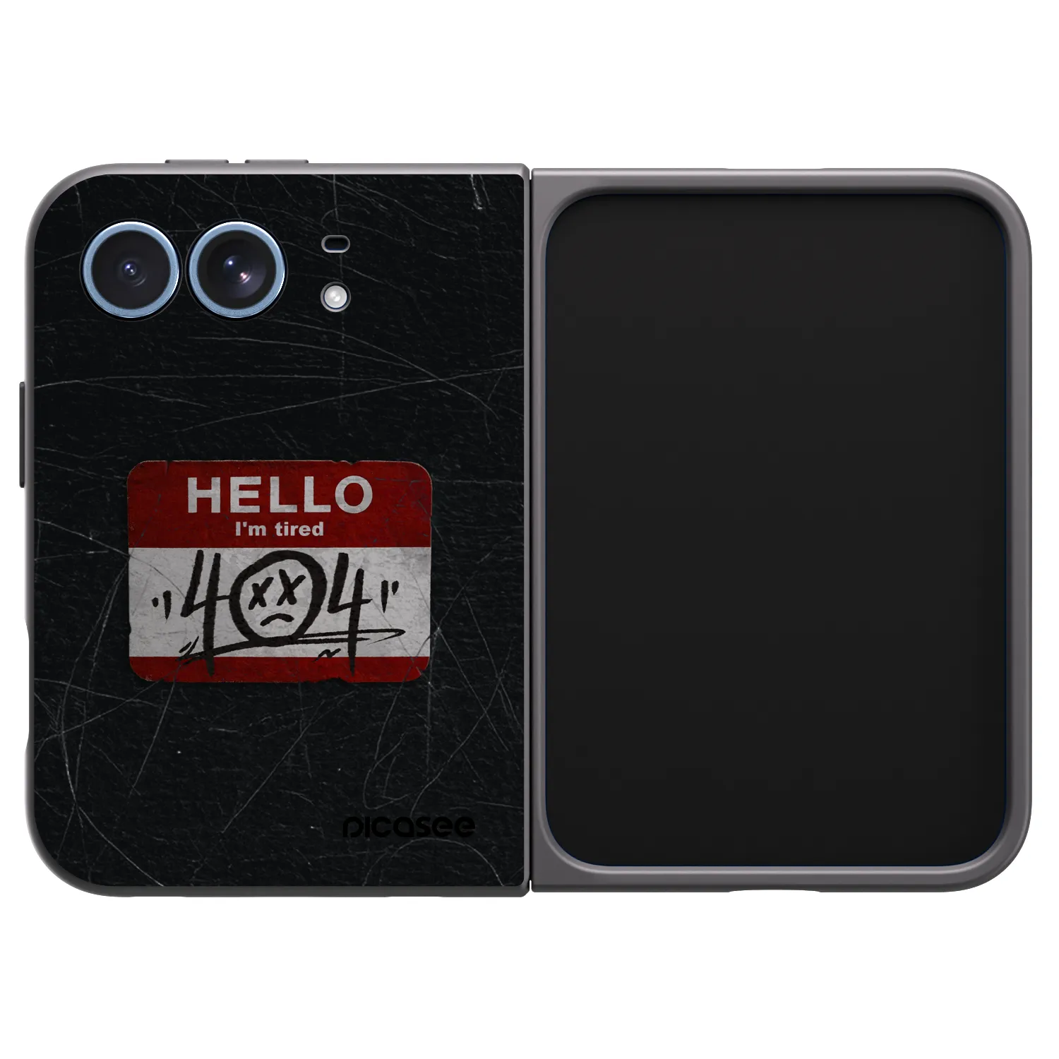 Picasee silikónový čierny obal pre Apple iPhone Ultra - HELLO 404