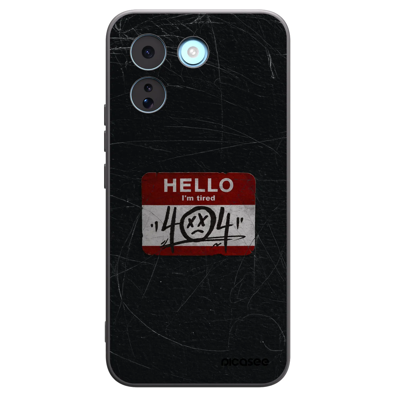 Picasee silikónový čierny obal pre Xiaomi Redmi Note 17 Pro MAX 5G - HELLO 404