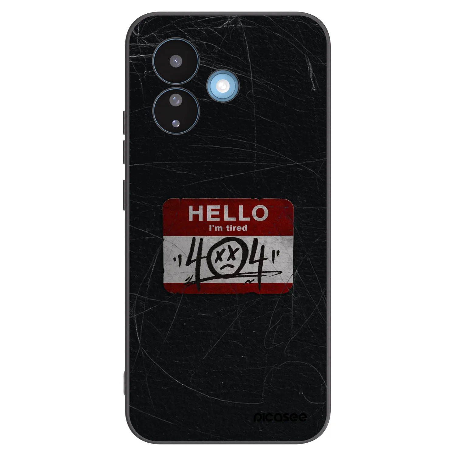 Picasee silikónový čierny obal pre Xiaomi Redmi Note 17 Pro 5G - HELLO 404