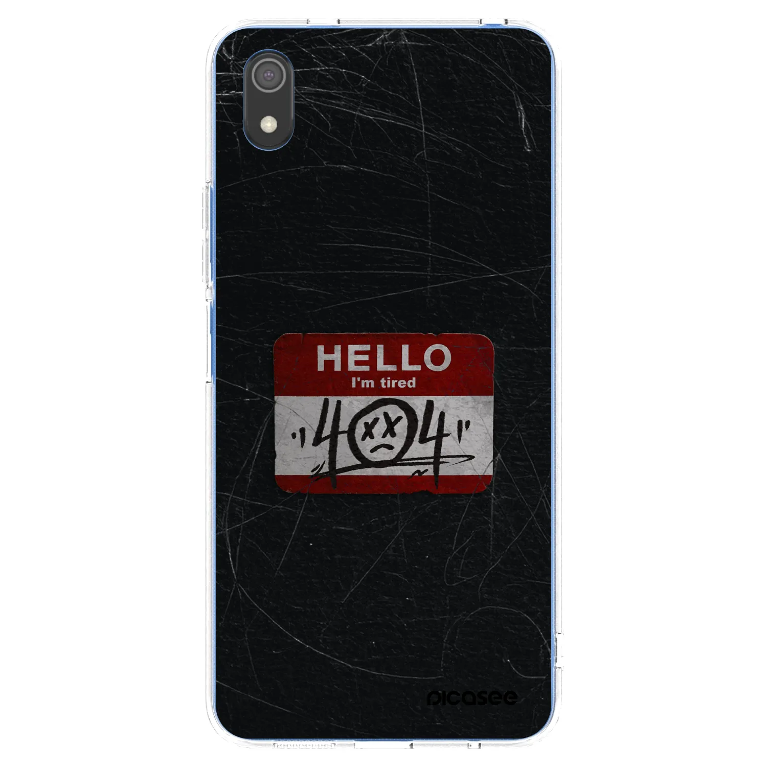 Picasee silikónový prehľadný obal pre Xiaomi Redmi 7A - HELLO 404