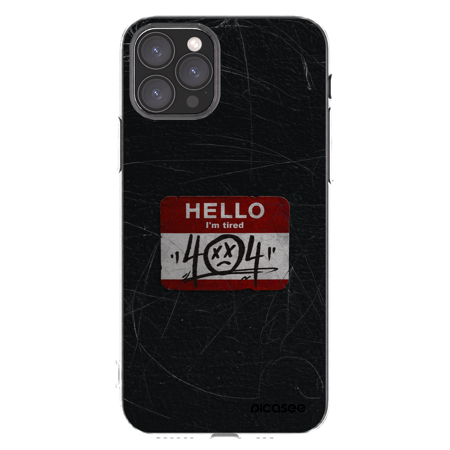 Picasee silikónový prehľadný obal pre Apple iPhone 11 Pro - HELLO 404