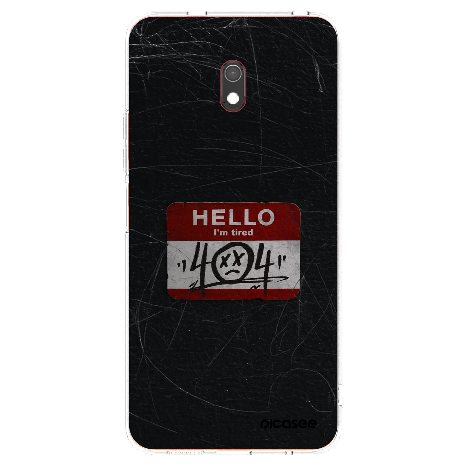 Picasee silikónový prehľadný obal pre Xiaomi Redmi 8A - HELLO 404