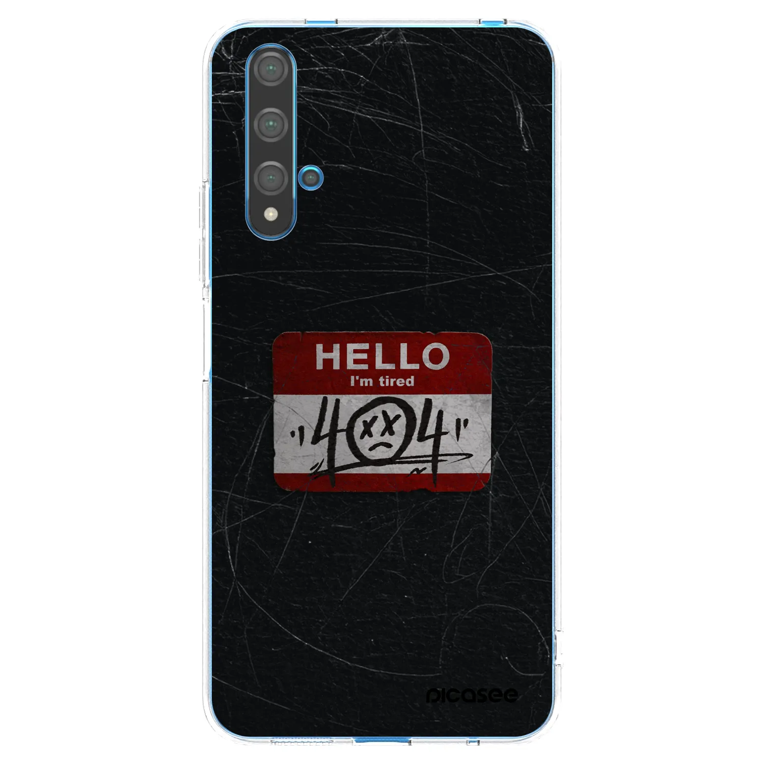 Picasee silikónový prehľadný obal pre Huawei Nova 5T - HELLO 404