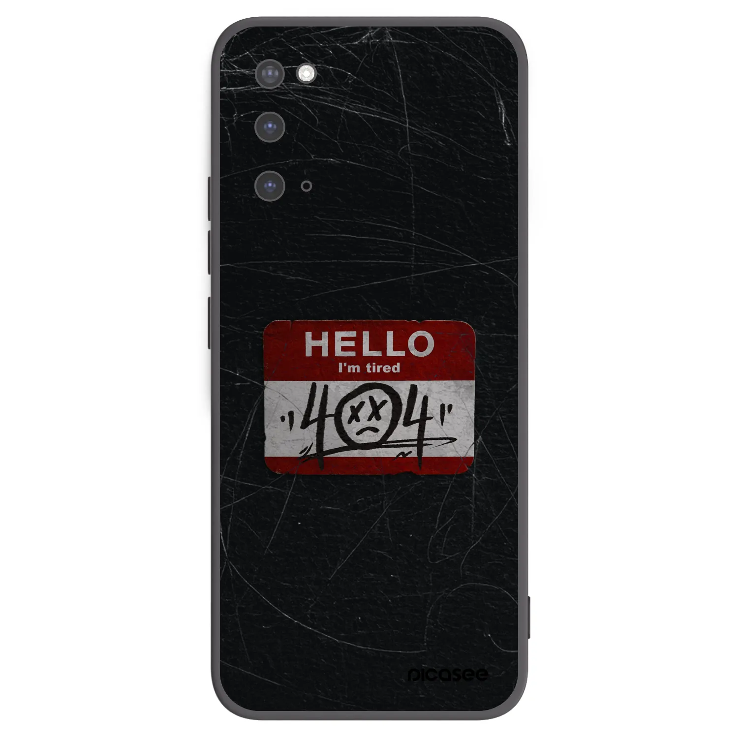 Picasee silikónový čierny obal pre Samsung Galaxy S20 G980F - HELLO 404