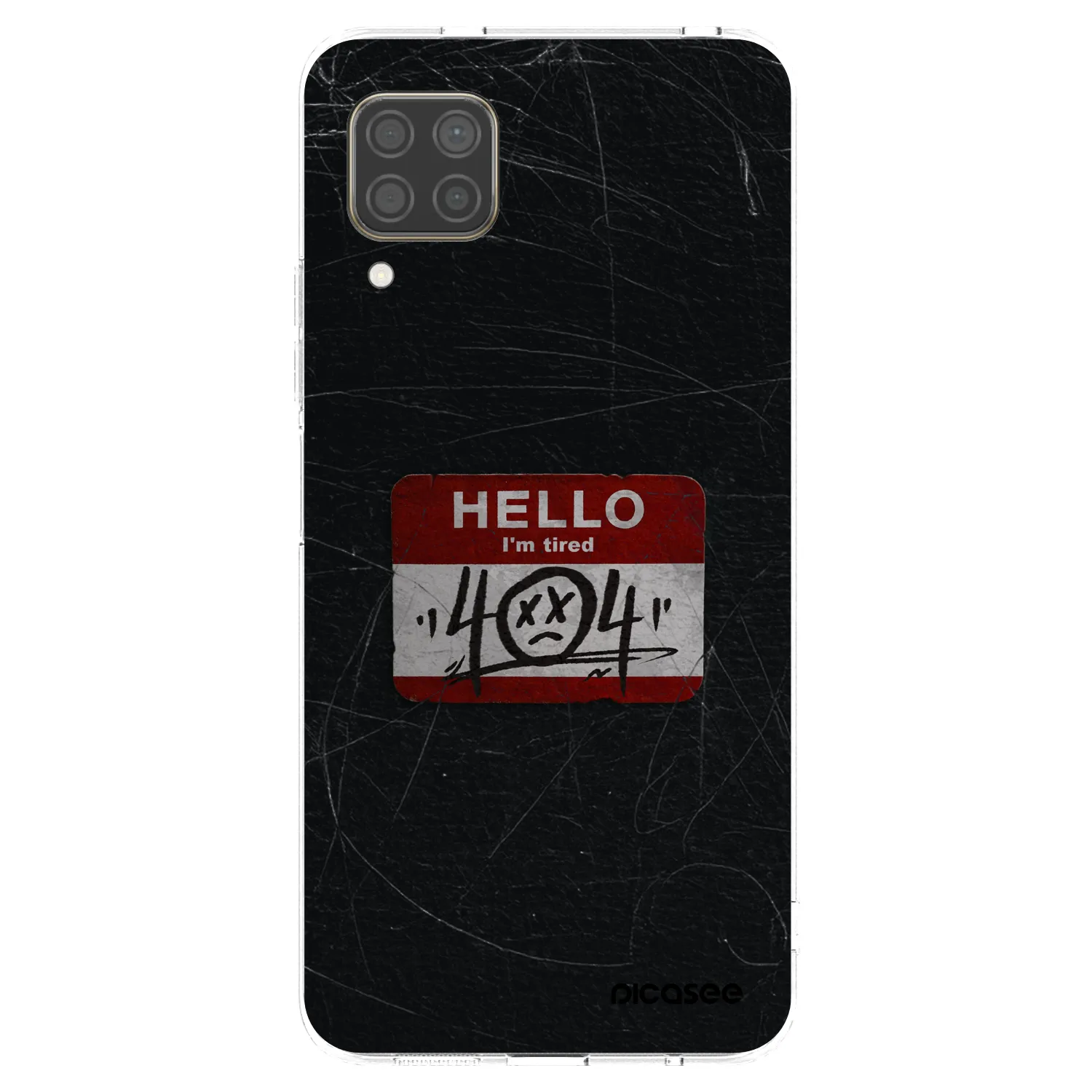 Picasee silikónový prehľadný obal pre Huawei P40 Lite - HELLO 404