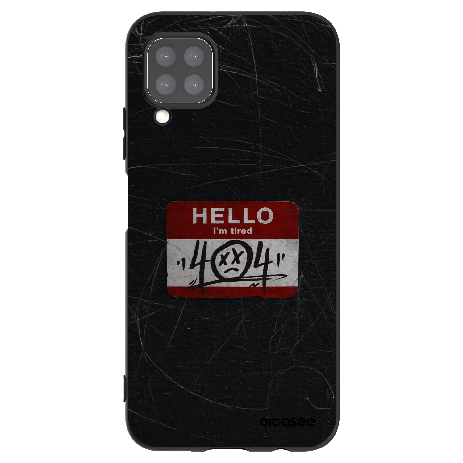 Picasee silikónový čierny obal pre Huawei P40 Lite - HELLO 404