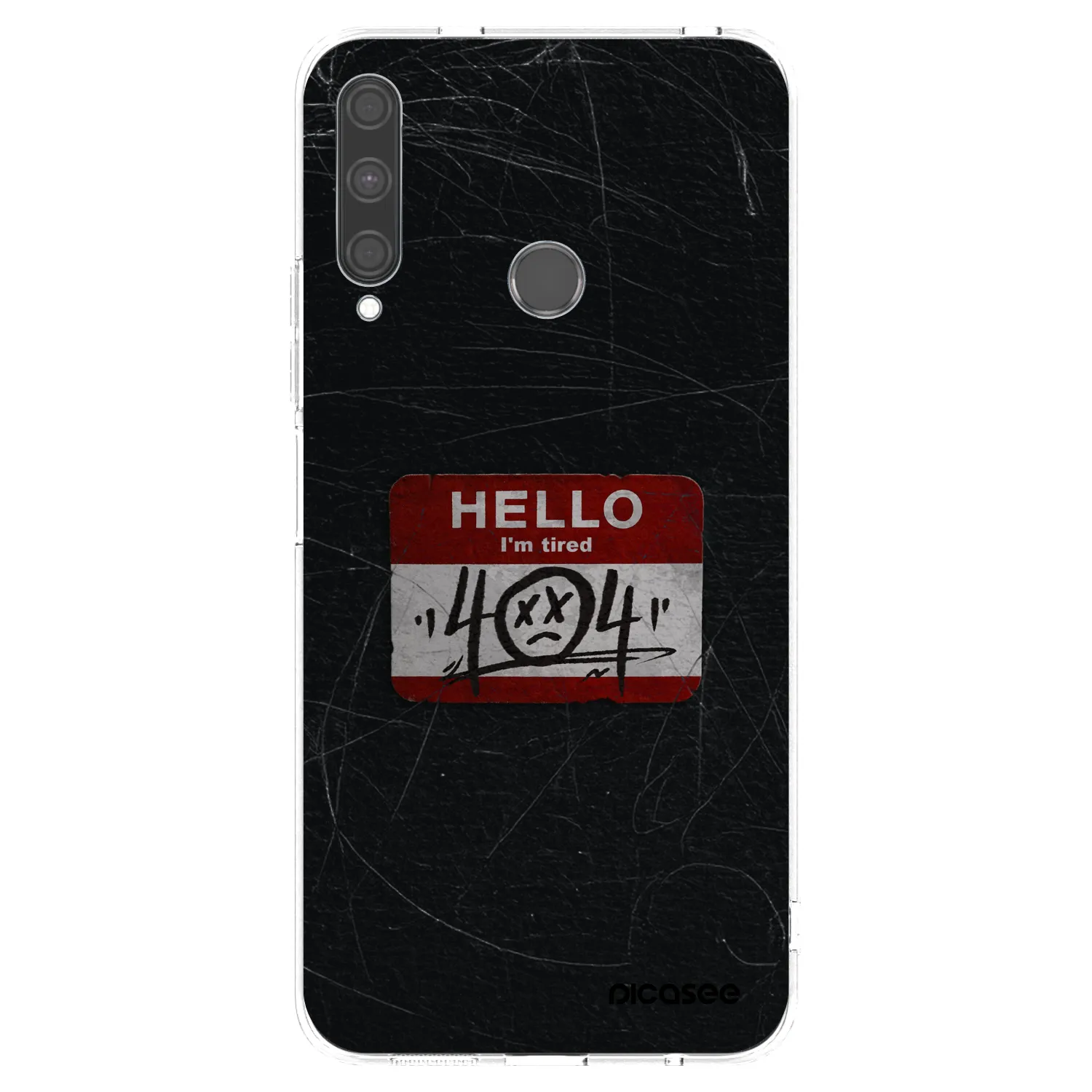 Picasee silikónový prehľadný obal pre Huawei P40 Lite E - HELLO 404